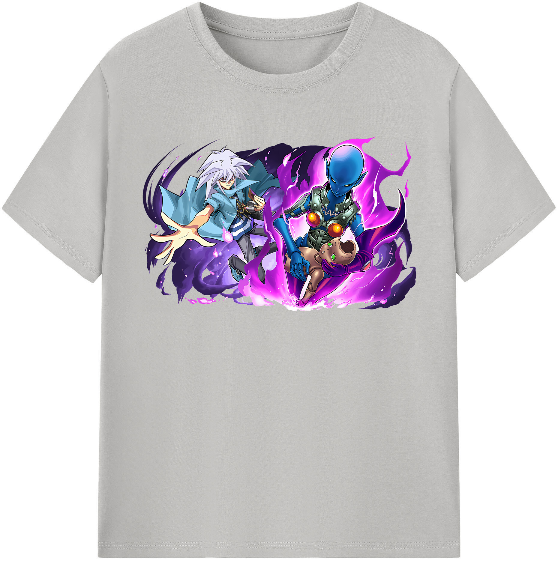 （画像用） 遊☆戯☆王 Yu-Gi-Oh! レディースカジュアルプリントTシャツ（綿100％）