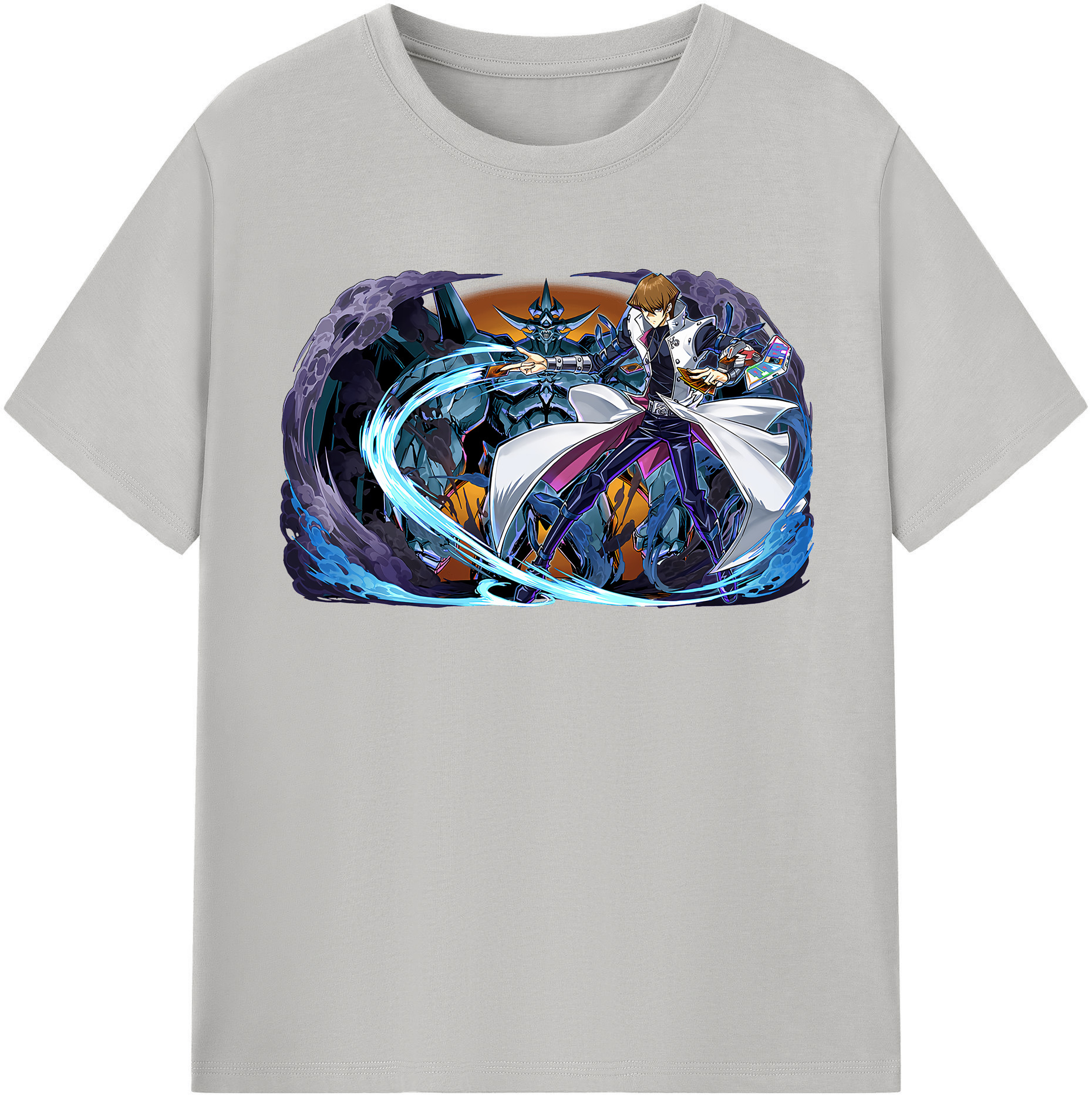 （画像用） 遊☆戯☆王 Yu-Gi-Oh! レディースカジュアルプリントTシャツ（綿100％）