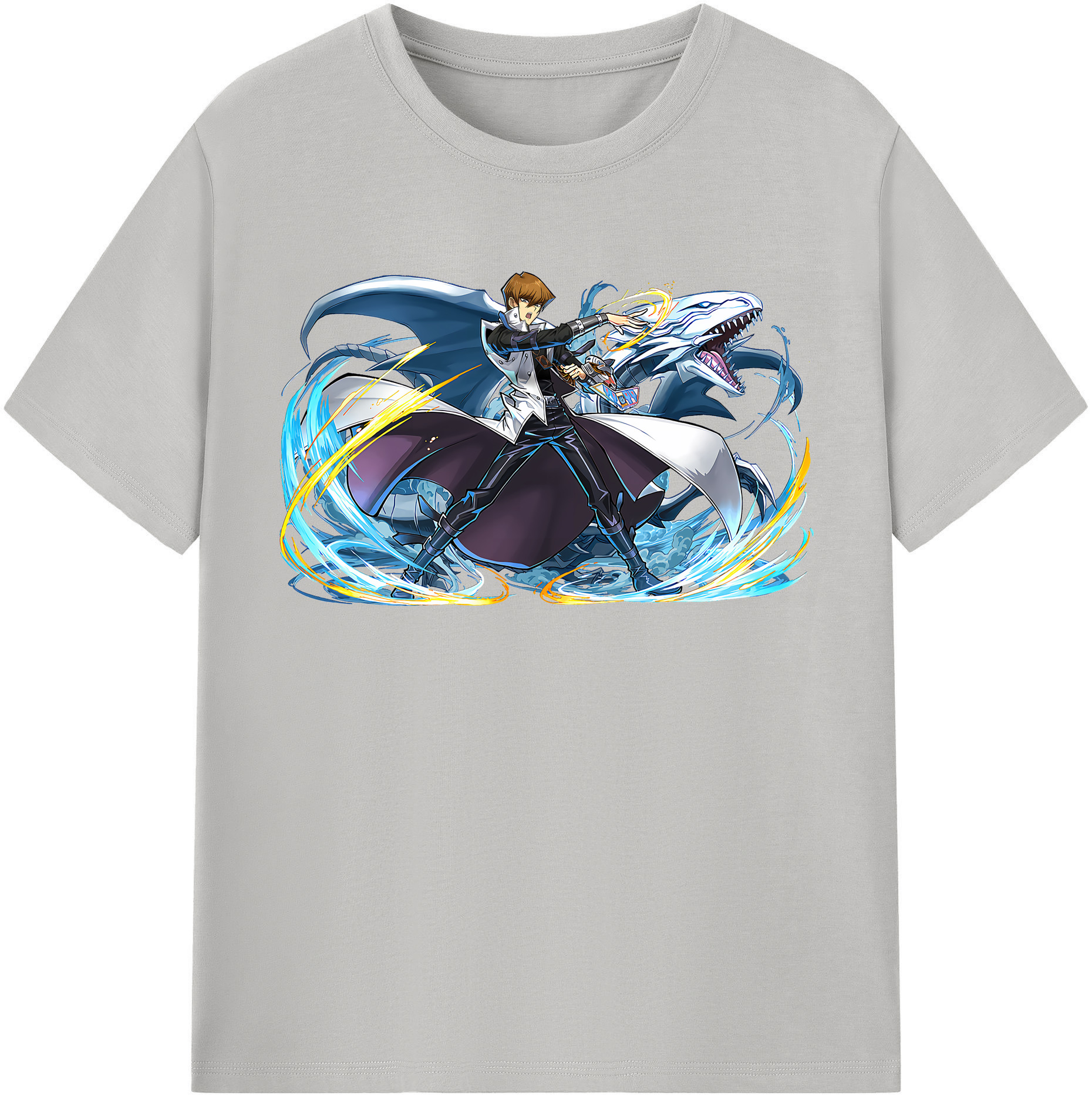 （画像用） 遊☆戯☆王 Yu-Gi-Oh! レディースカジュアルプリントTシャツ（綿100％）