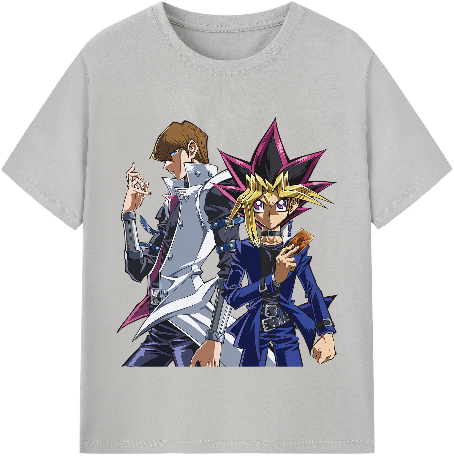 （画像用） 遊☆戯☆王 Yu-Gi-Oh! レディースカジュアルプリントTシャツ（綿100％）