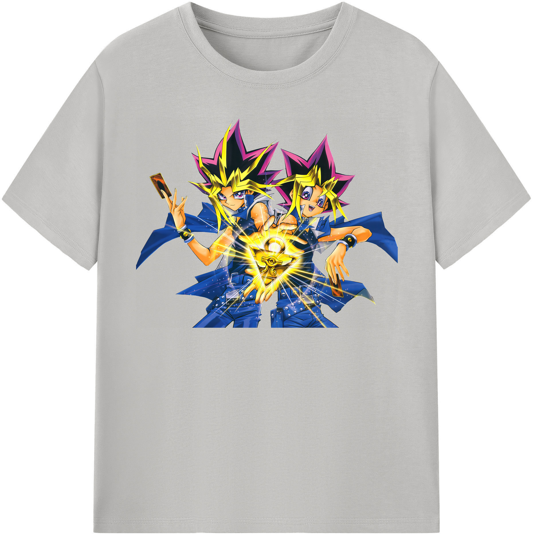 （画像用） 遊☆戯☆王 Yu-Gi-Oh! レディースカジュアルプリントTシャツ（綿100％）
