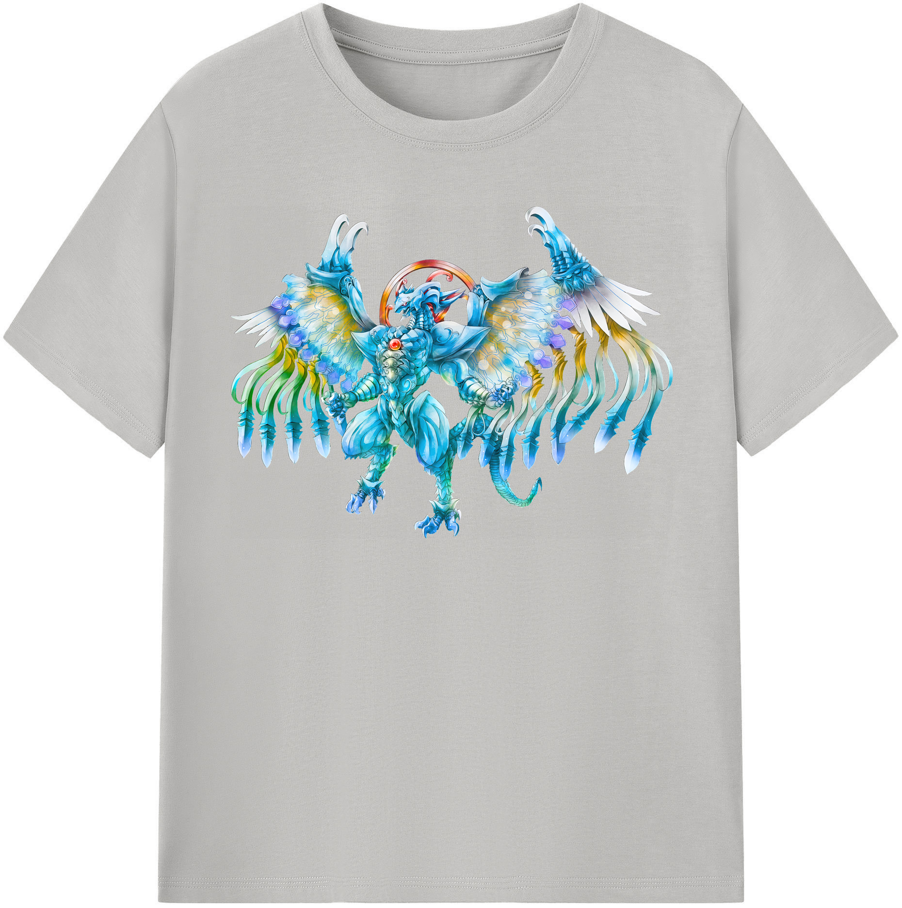 （画像用） 遊☆戯☆王 Yu-Gi-Oh! レディースカジュアルプリントTシャツ（綿100％）