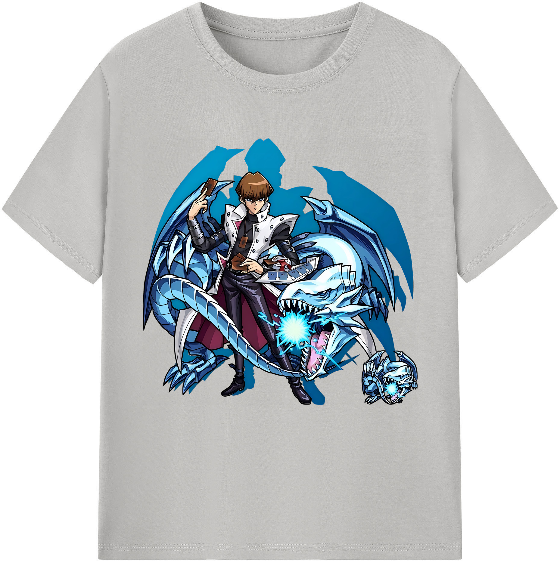 （画像用） 遊☆戯☆王 Yu-Gi-Oh! レディースカジュアルプリントTシャツ（綿100％）