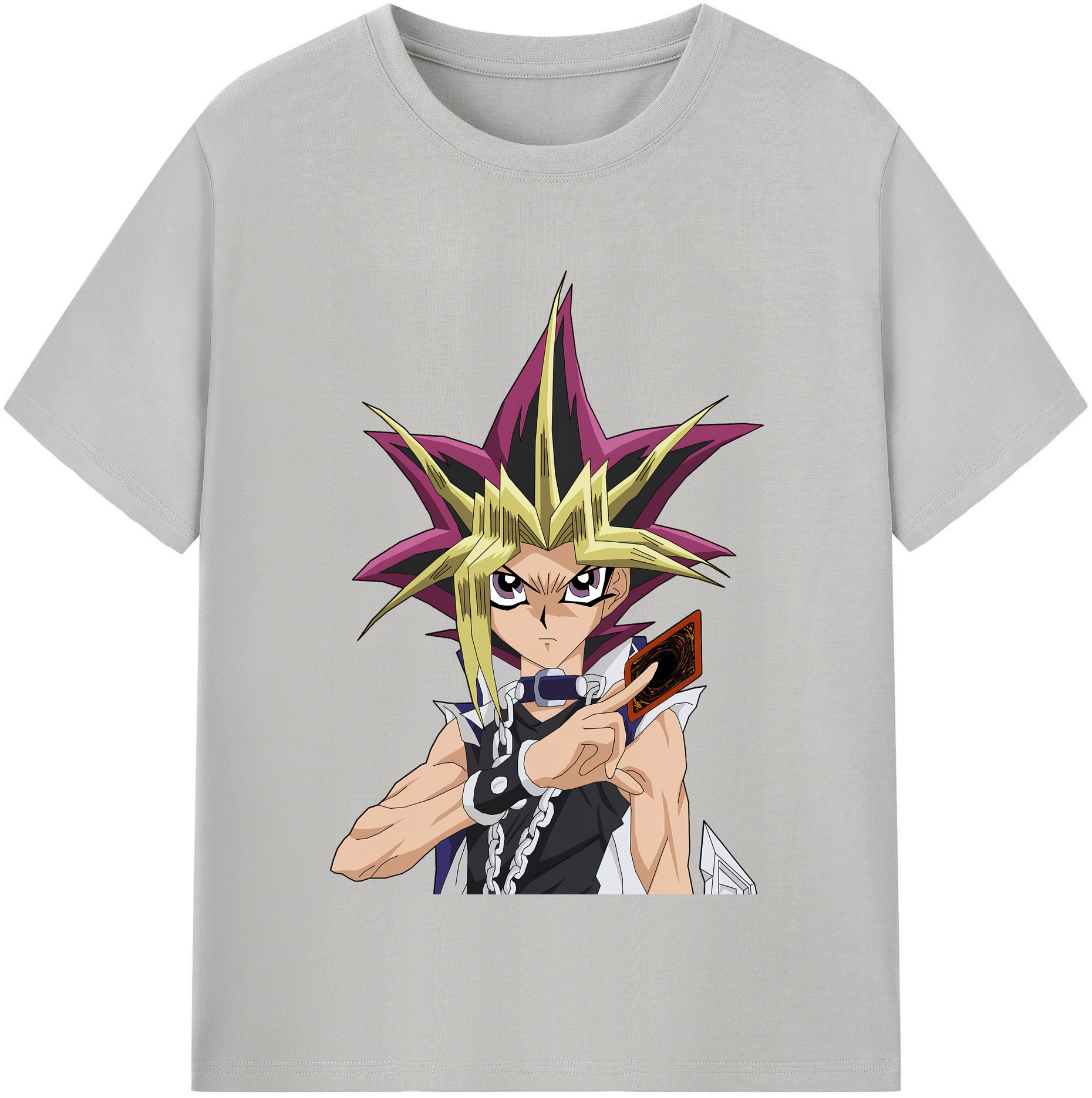 （画像用） 遊☆戯☆王 Yu-Gi-Oh! レディースカジュアルプリントTシャツ（綿100％）