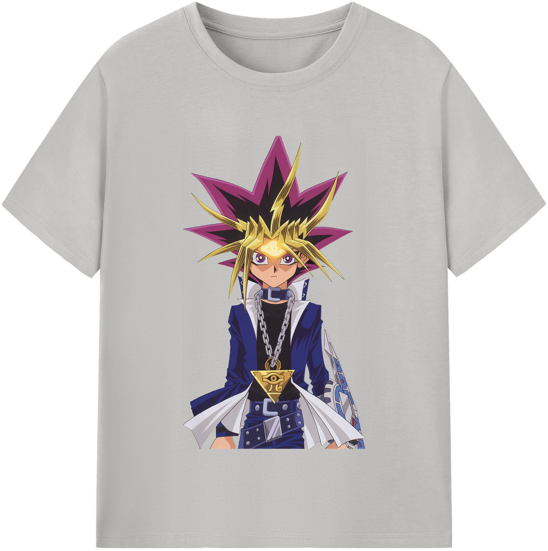 （画像用） 遊☆戯☆王 Yu-Gi-Oh! レディースカジュアルプリントTシャツ（綿100％）