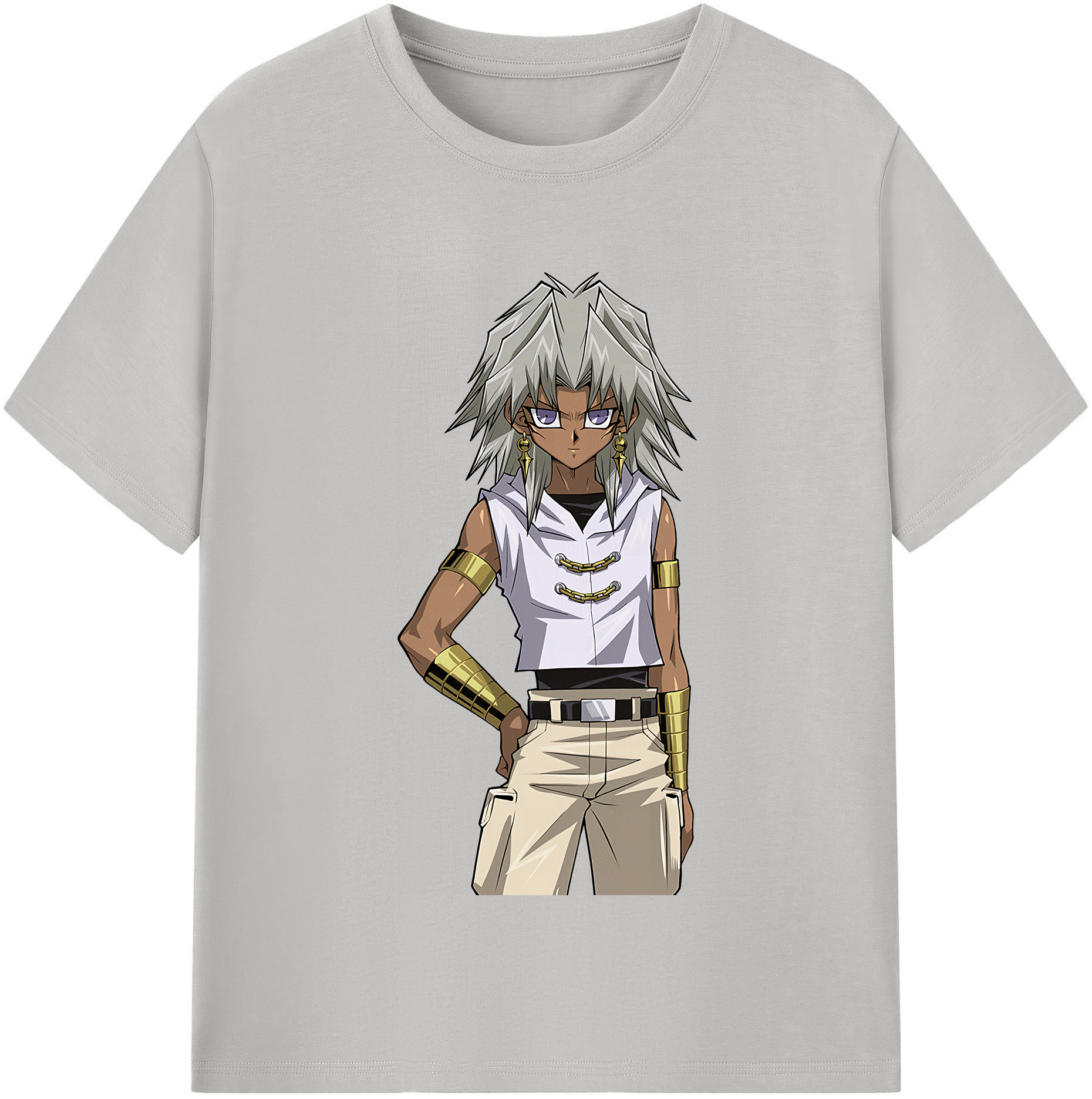 （画像用） 遊☆戯☆王 Yu-Gi-Oh! レディースカジュアルプリントTシャツ（綿100％）