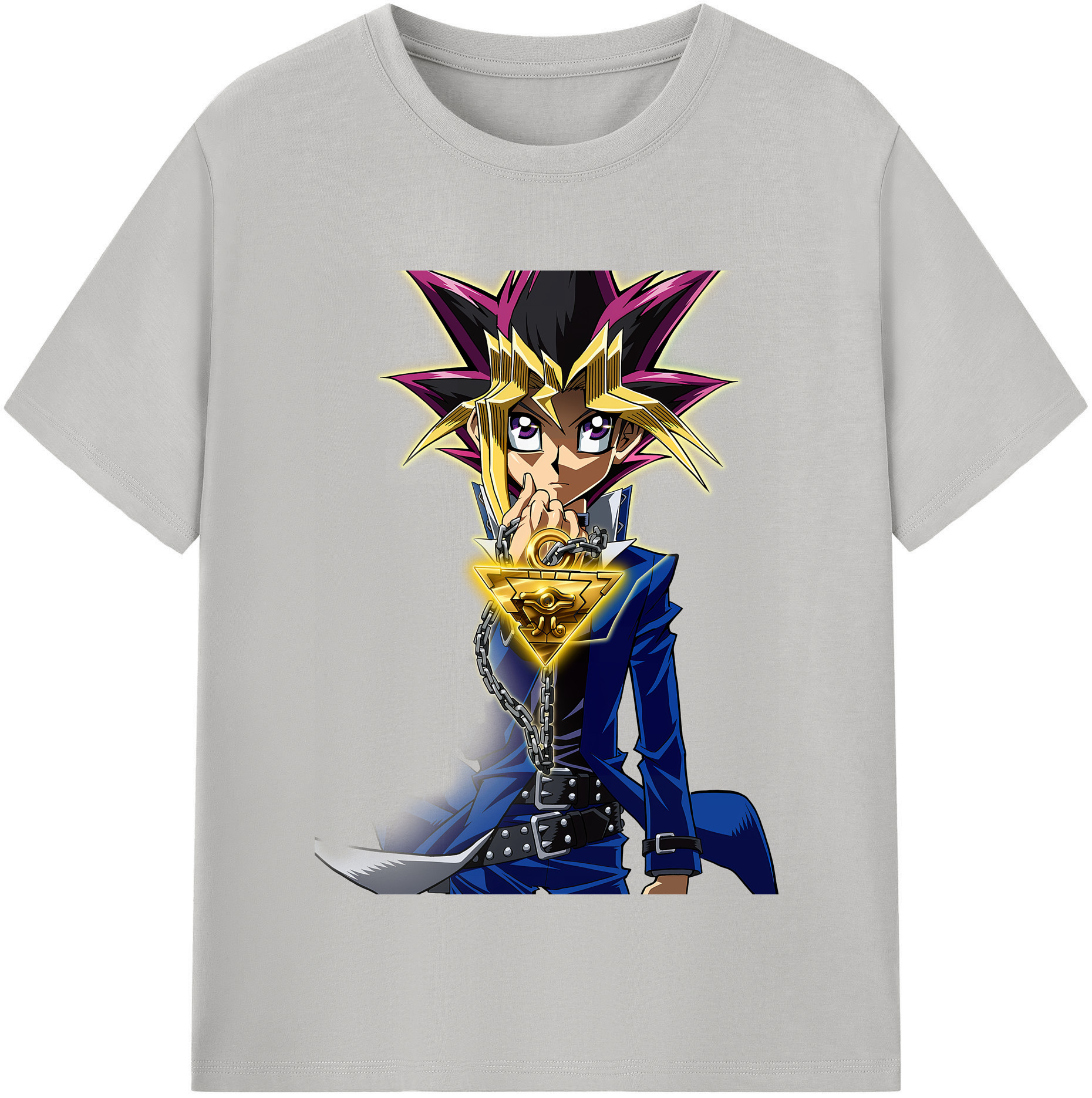 （画像用） 遊☆戯☆王 Yu-Gi-Oh! レディースカジュアルプリントTシャツ（綿100％）