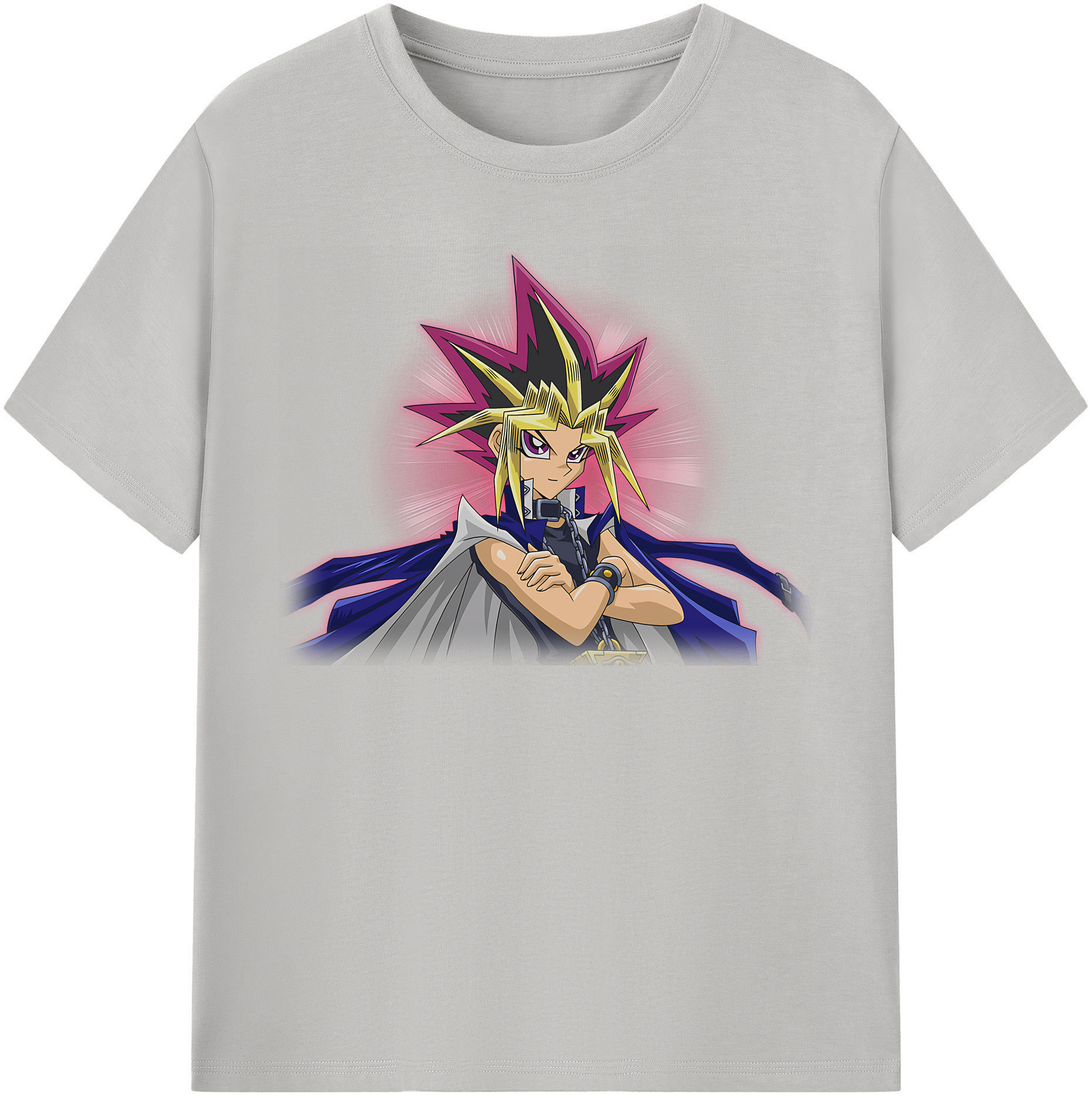 （画像用） 遊☆戯☆王 Yu-Gi-Oh! レディースカジュアルプリントTシャツ（綿100％）