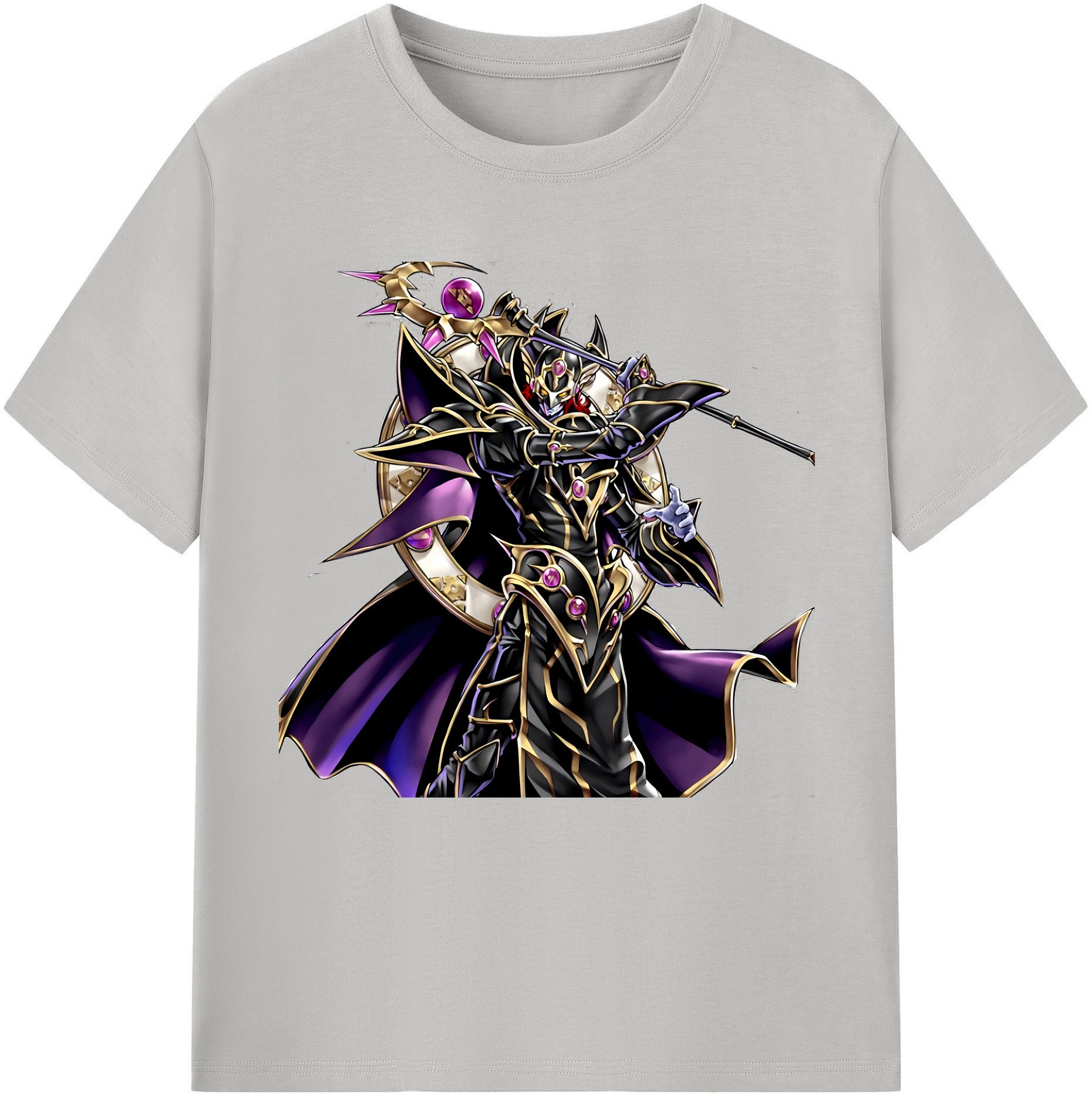 （画像用） 遊☆戯☆王 Yu-Gi-Oh! レディースカジュアルプリントTシャツ（綿100％）