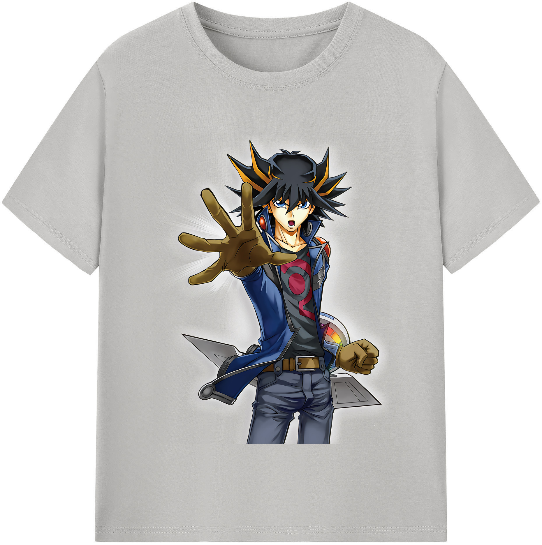 （画像用） 遊☆戯☆王 Yu-Gi-Oh! レディースカジュアルプリントTシャツ（綿100％）