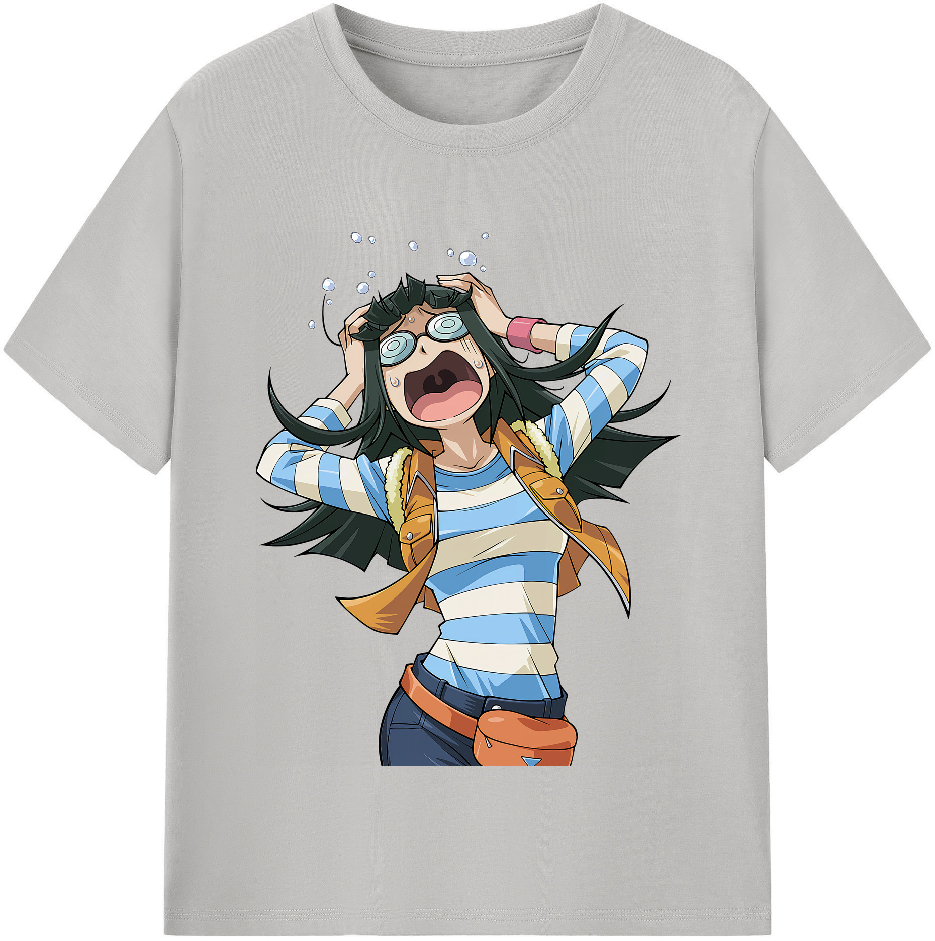 （画像用） 遊☆戯☆王 Yu-Gi-Oh! レディースカジュアルプリントTシャツ（綿100％）