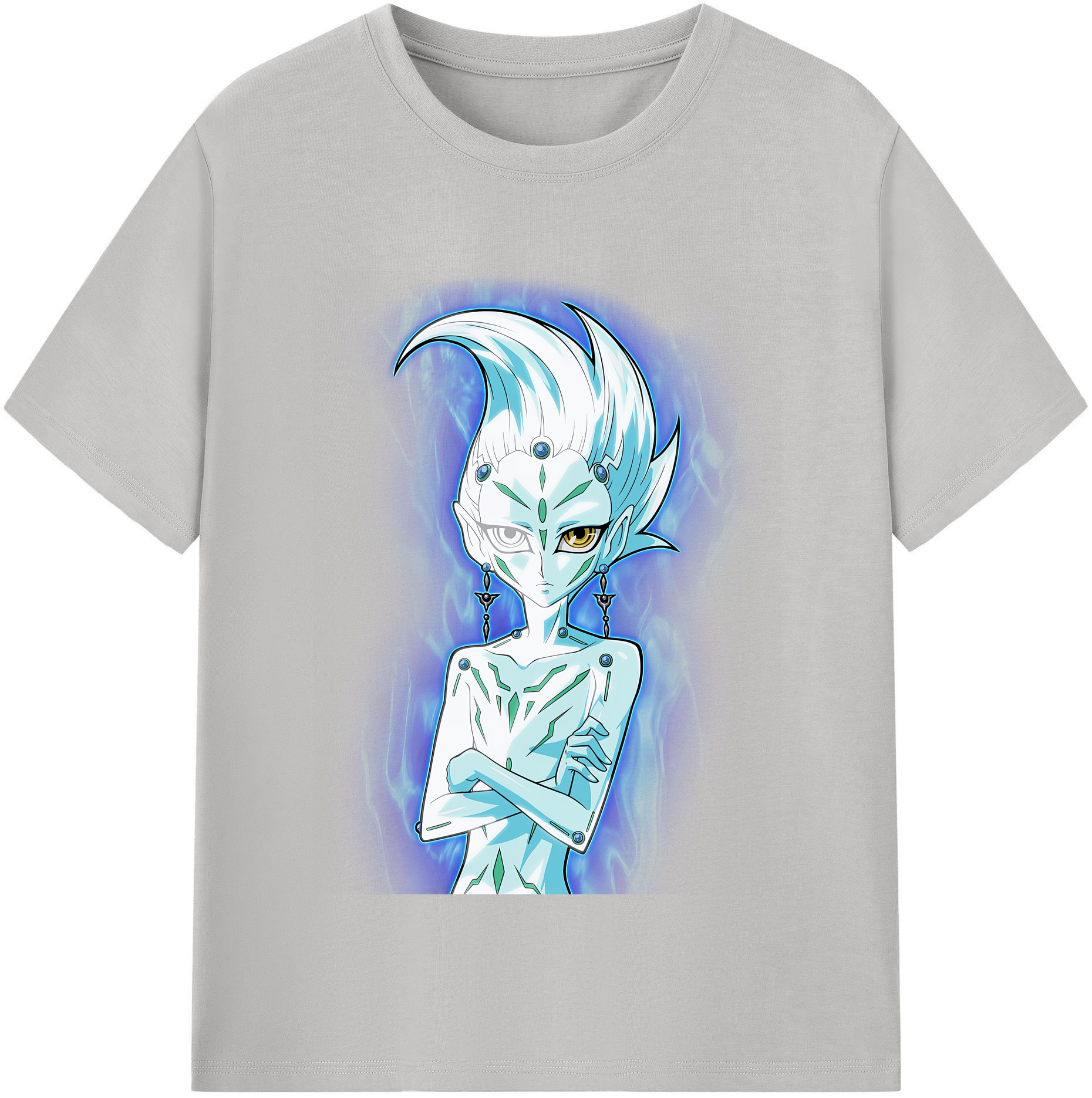 （画像用） 遊☆戯☆王 Yu-Gi-Oh! レディースカジュアルプリントTシャツ（綿100％）