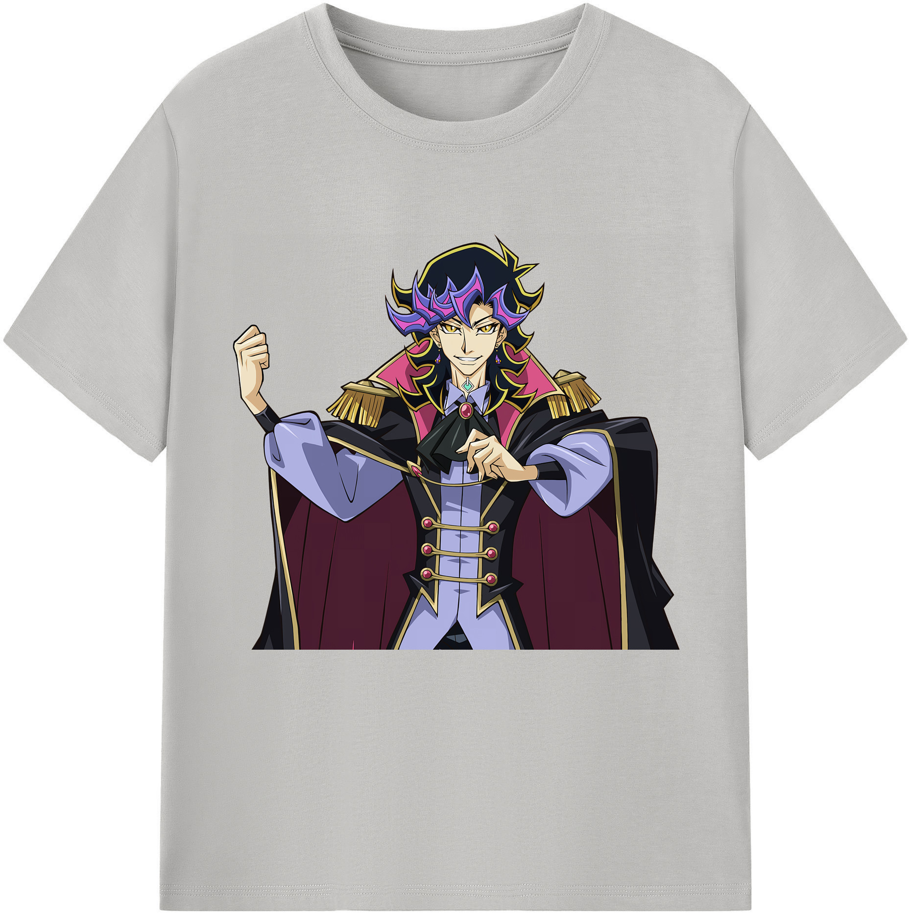 （画像用） 遊☆戯☆王 Yu-Gi-Oh! レディースカジュアルプリントTシャツ（綿100％）