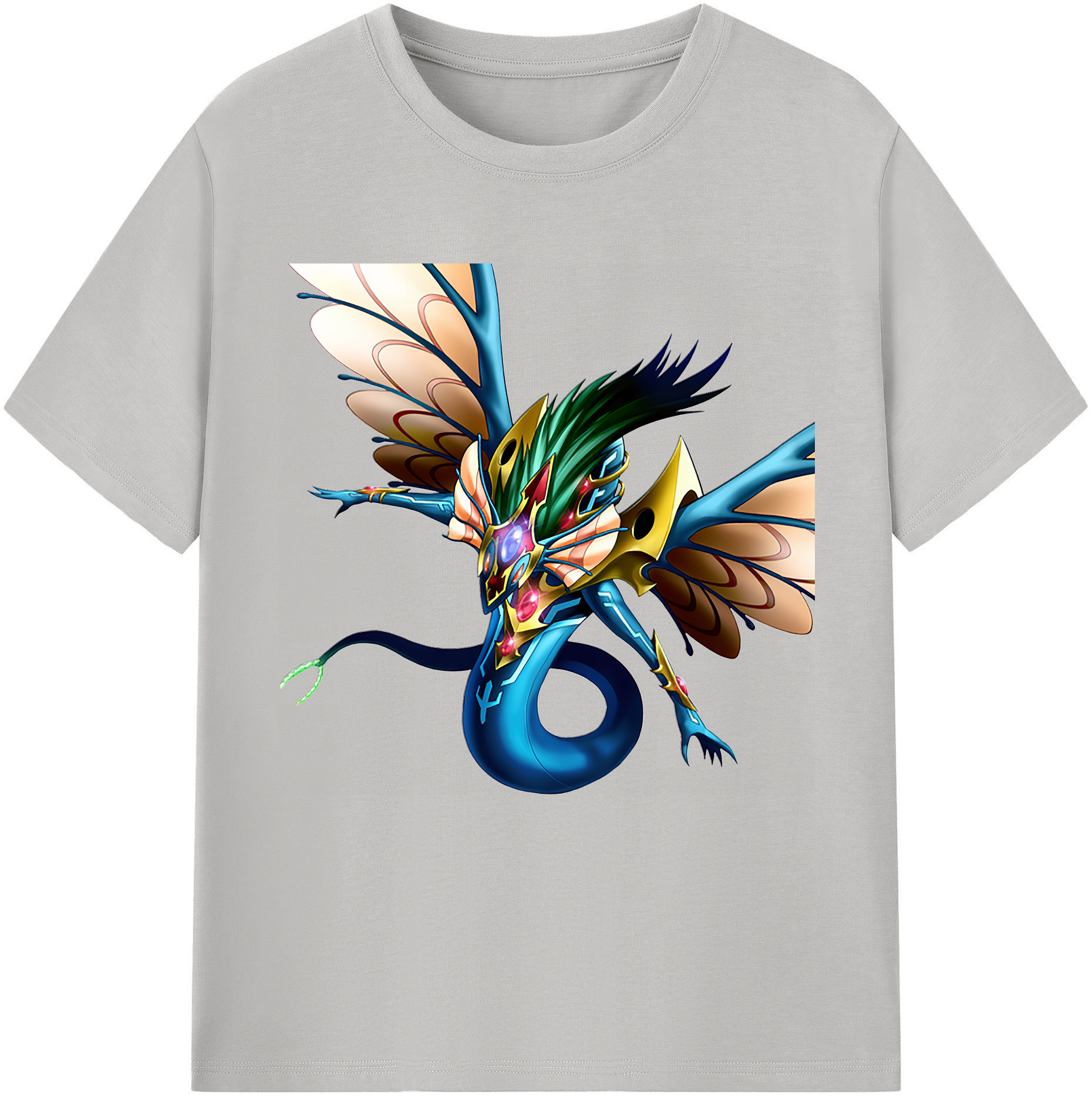（画像用） 遊☆戯☆王 Yu-Gi-Oh! レディースカジュアルプリントTシャツ（綿100％）