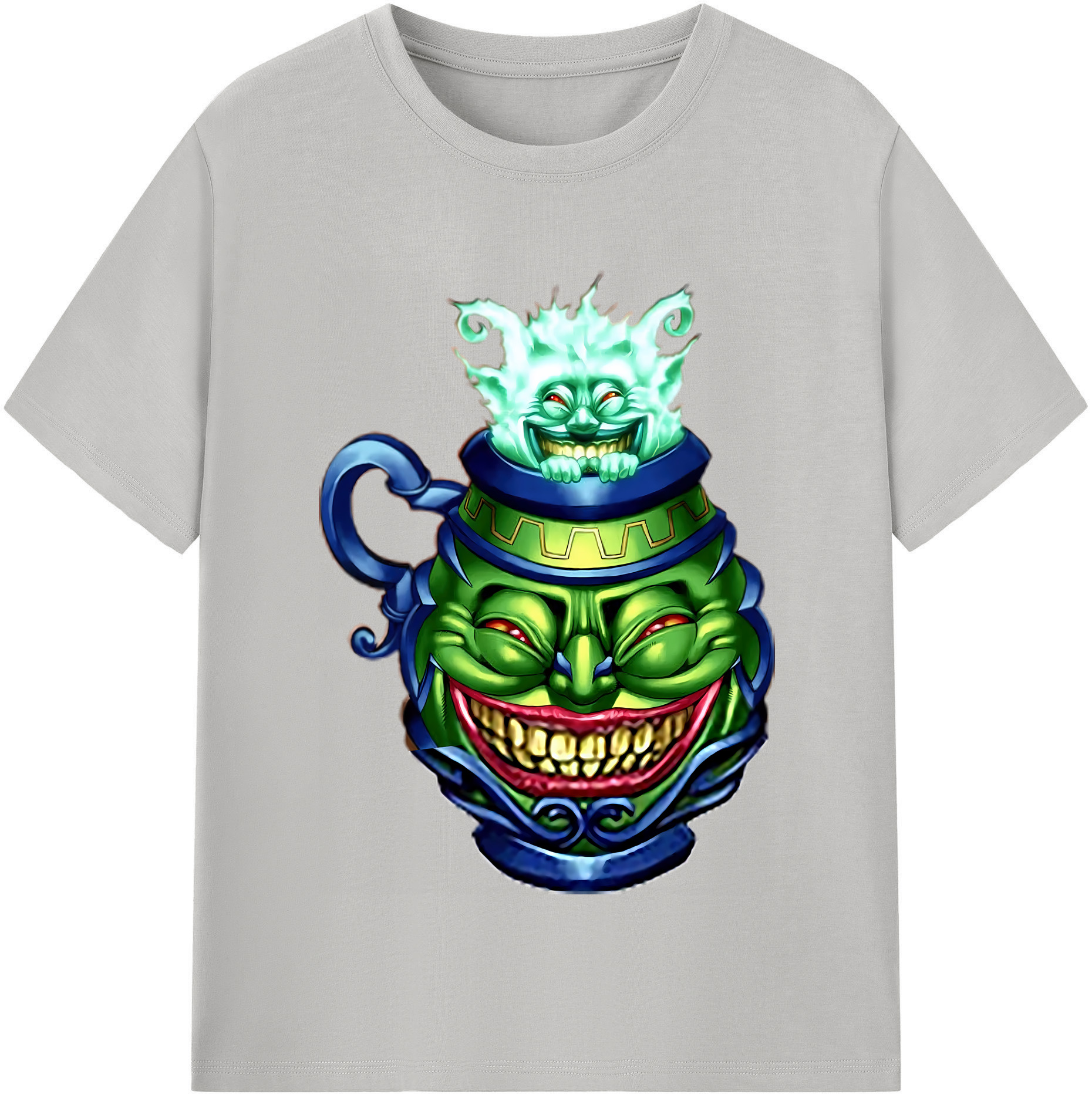 （画像用） 遊☆戯☆王 Yu-Gi-Oh! レディースカジュアルプリントTシャツ（綿100％）