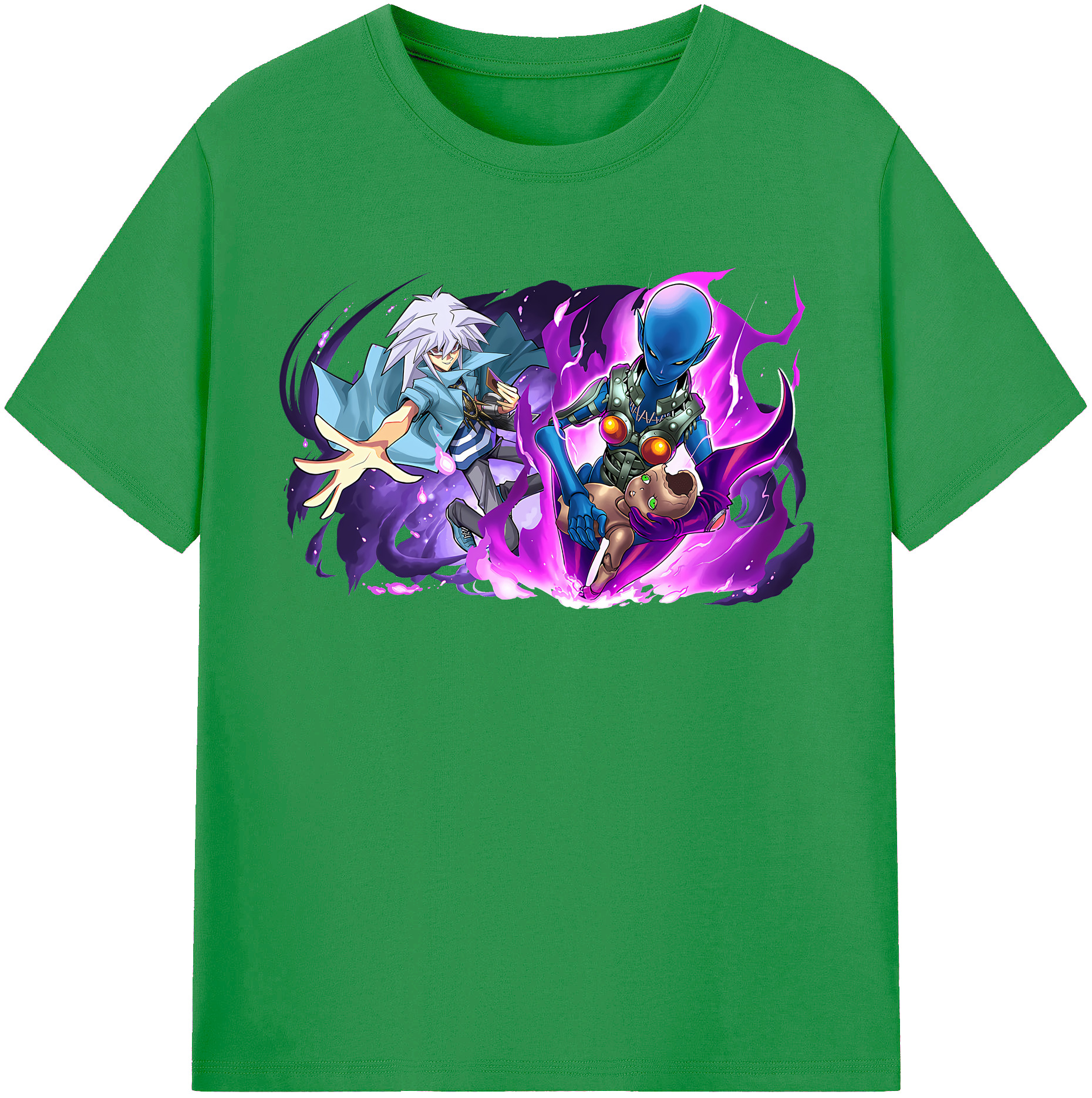 （画像用） 遊☆戯☆王 Yu-Gi-Oh! レディースカジュアルプリントTシャツ（綿100％）