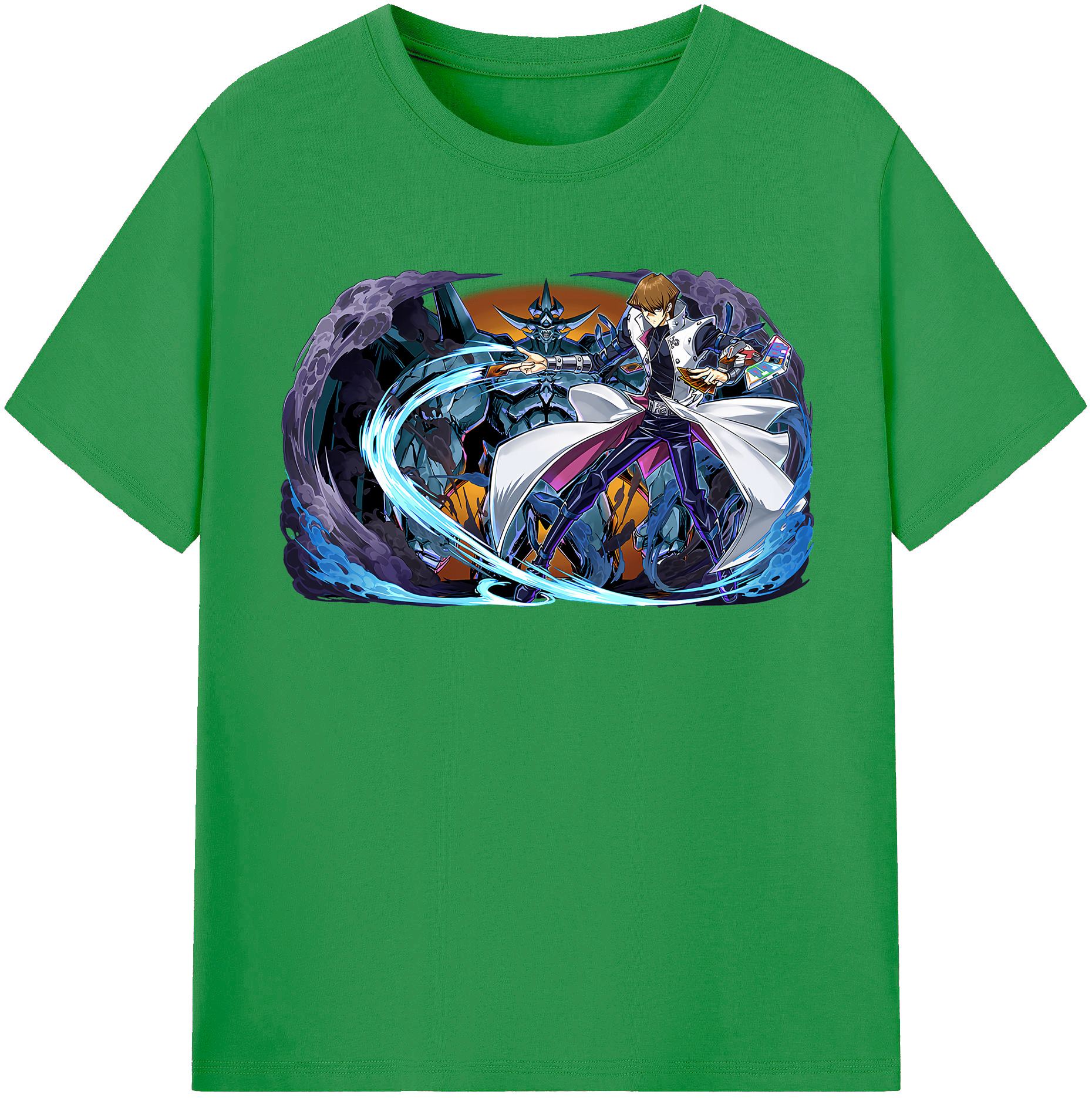 （画像用） 遊☆戯☆王 Yu-Gi-Oh! レディースカジュアルプリントTシャツ（綿100％）
