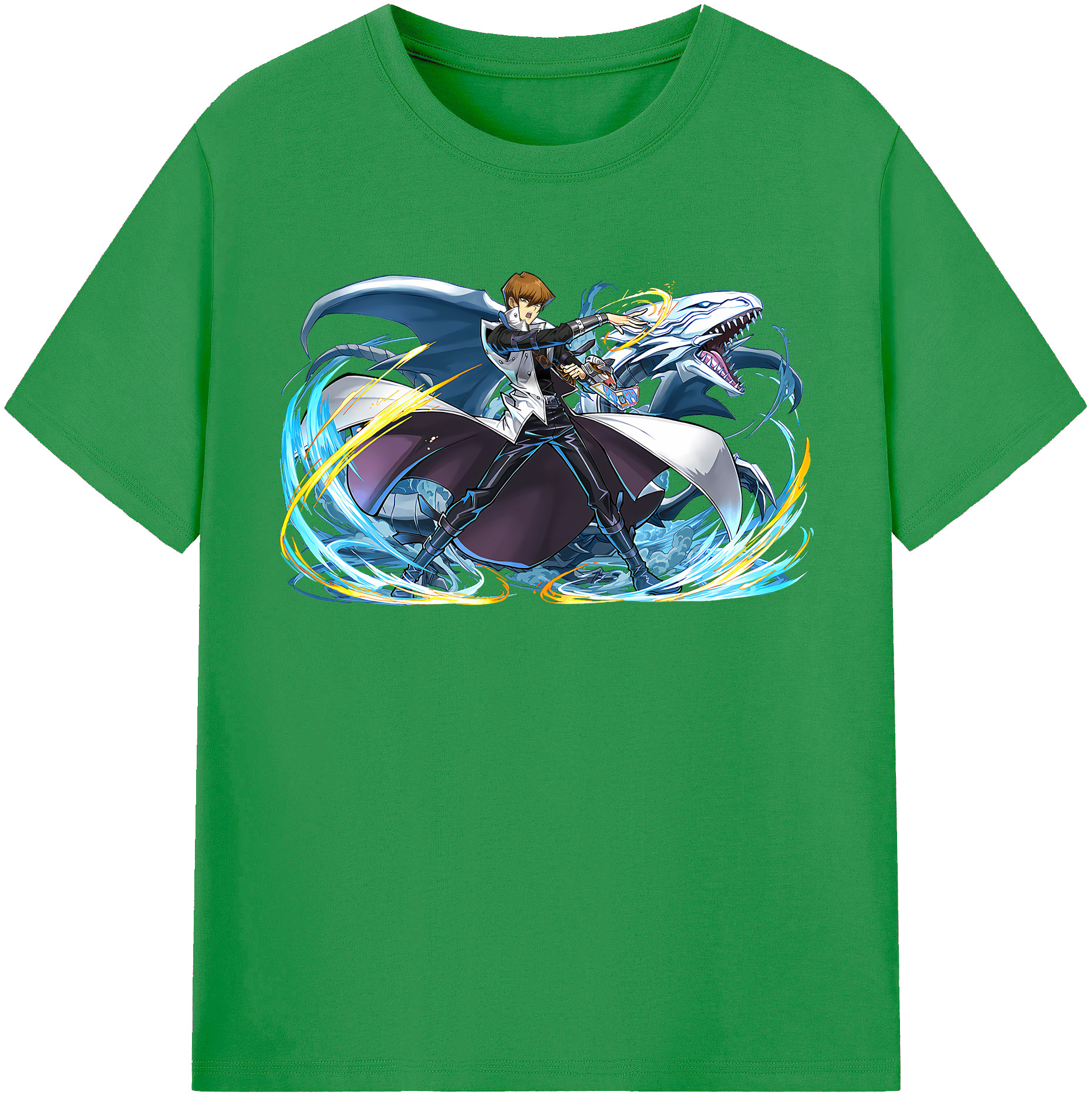 （画像用） 遊☆戯☆王 Yu-Gi-Oh! レディースカジュアルプリントTシャツ（綿100％）