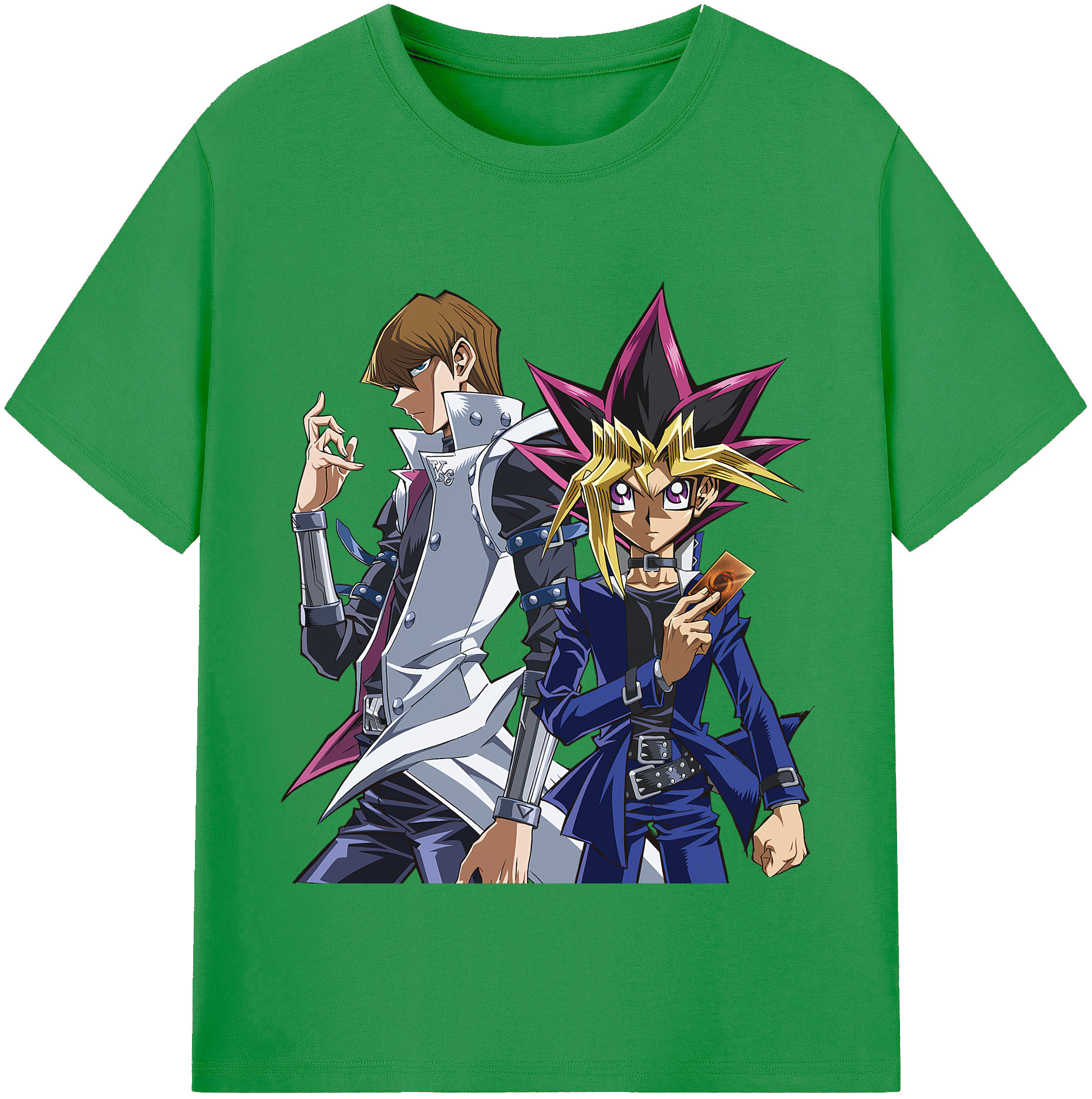 （画像用） 遊☆戯☆王 Yu-Gi-Oh! レディースカジュアルプリントTシャツ（綿100％）