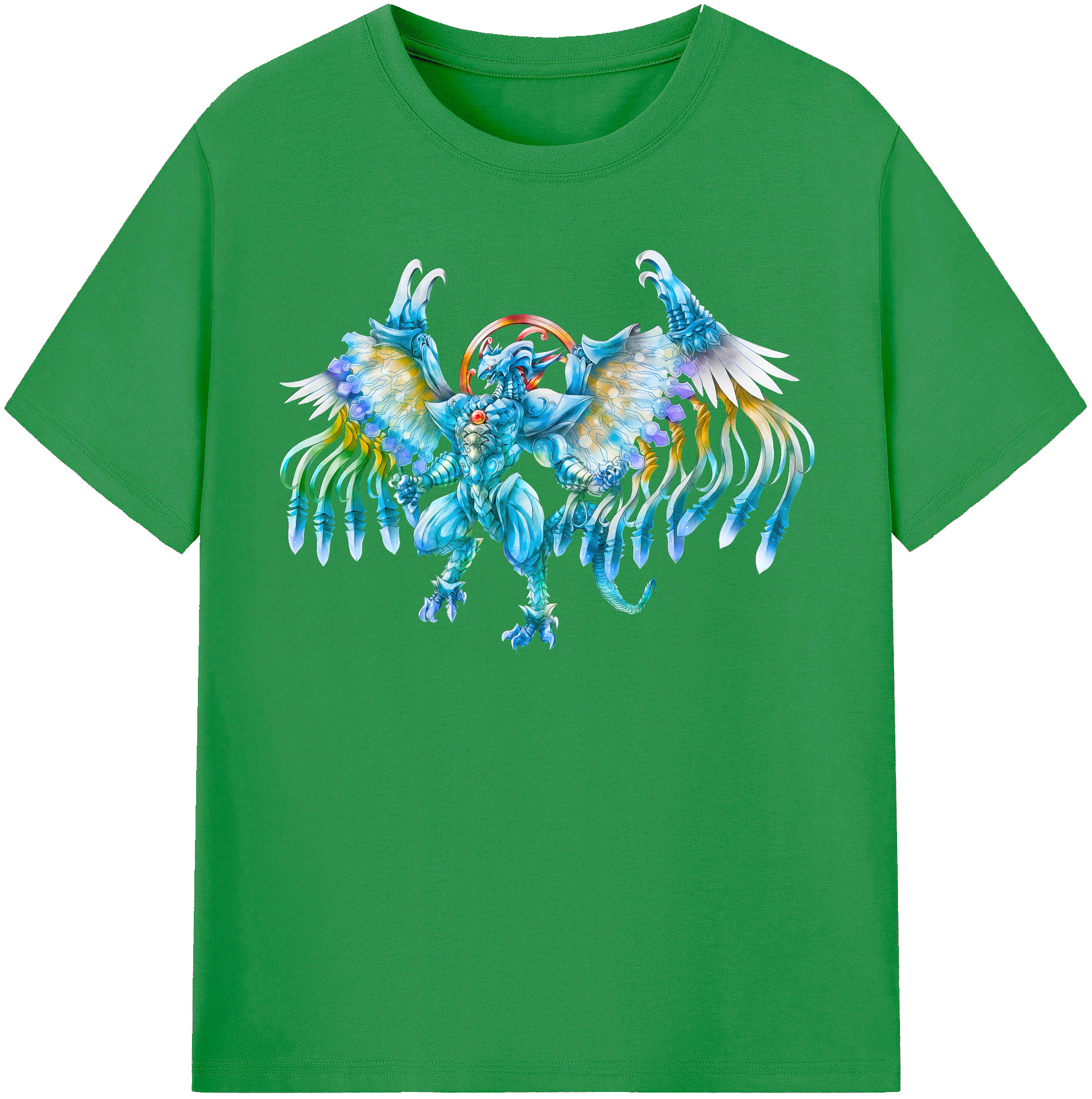（画像用） 遊☆戯☆王 Yu-Gi-Oh! レディースカジュアルプリントTシャツ（綿100％）