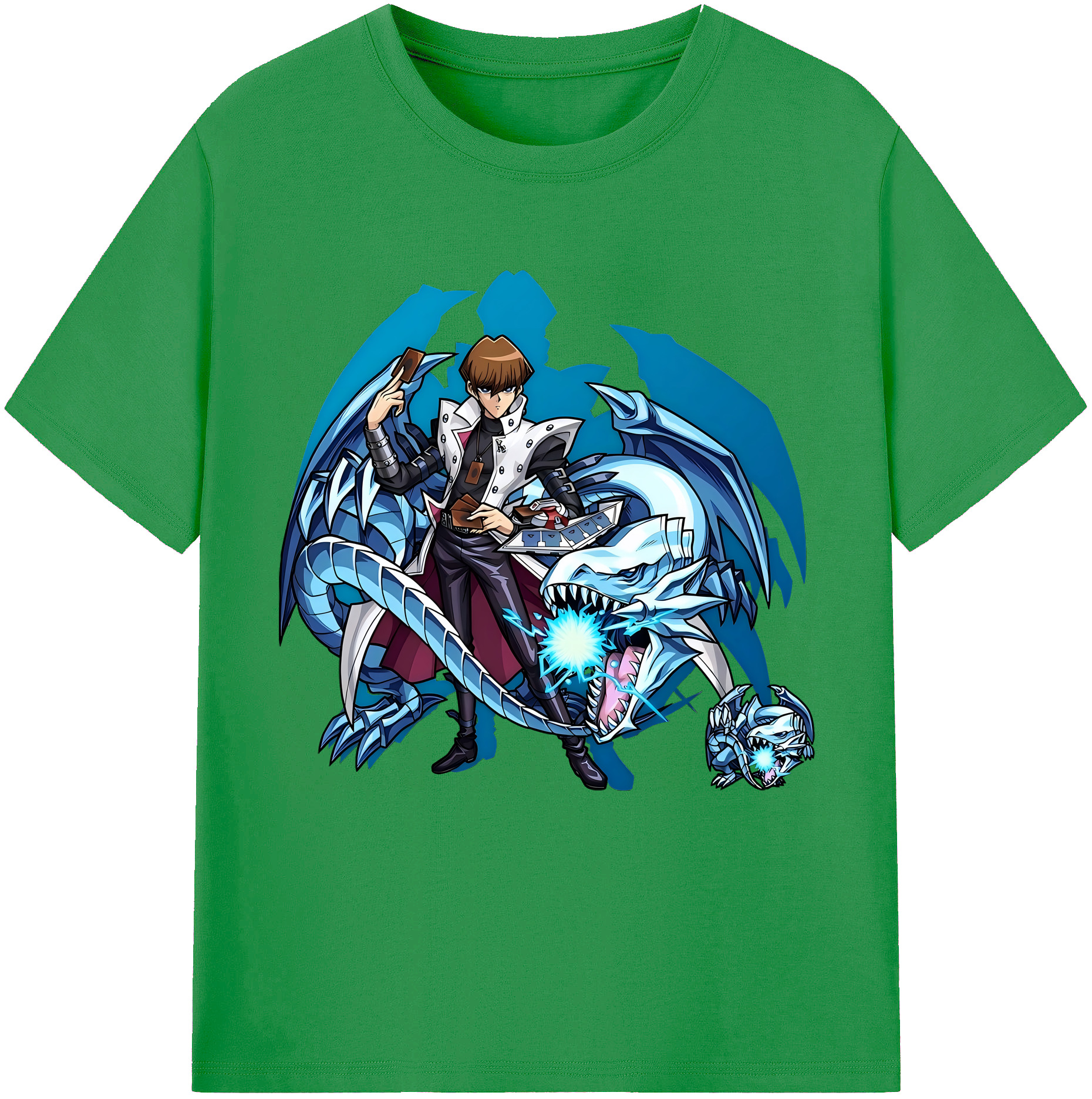 （画像用） 遊☆戯☆王 Yu-Gi-Oh! レディースカジュアルプリントTシャツ（綿100％）