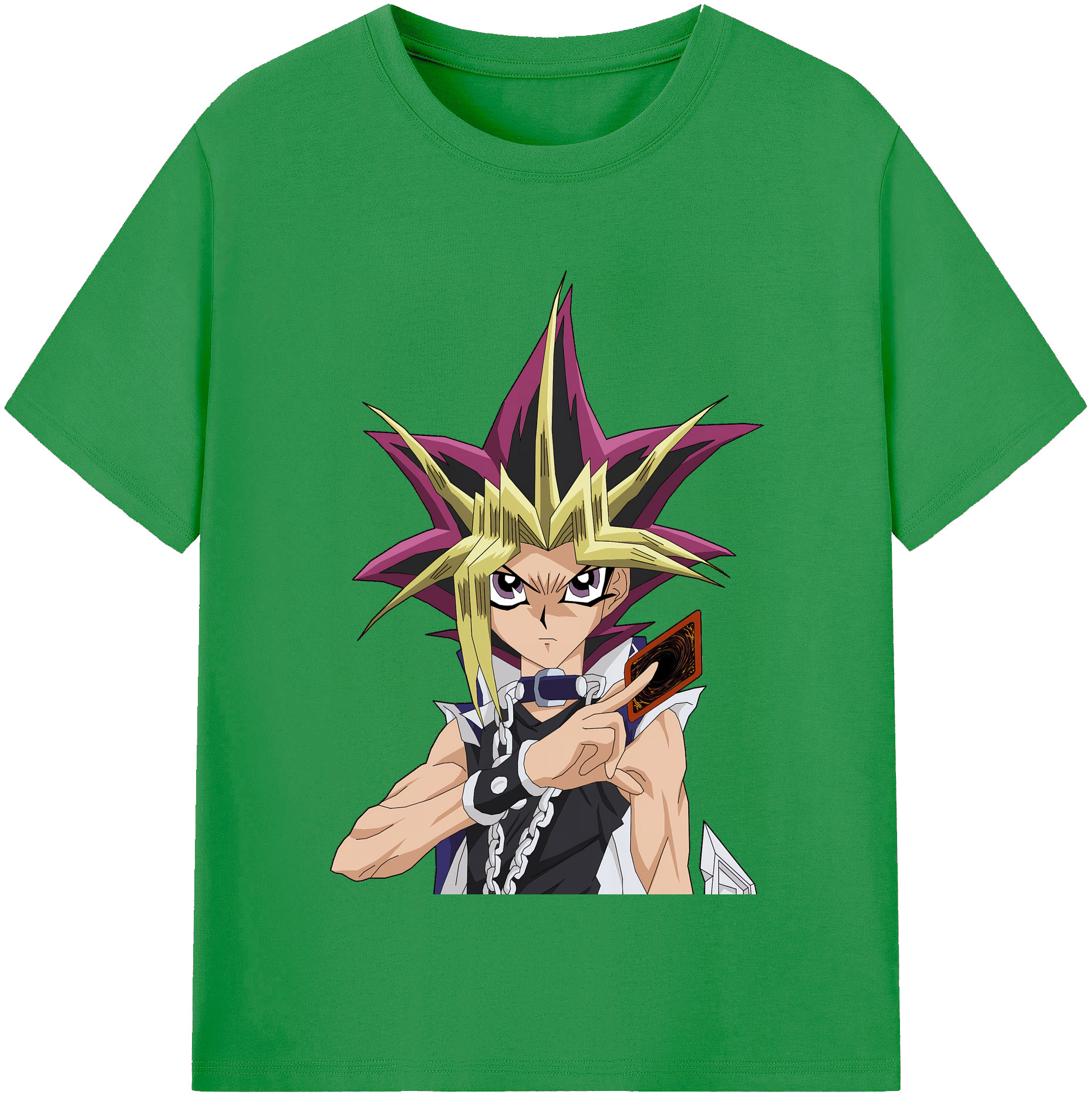 （画像用） 遊☆戯☆王 Yu-Gi-Oh! レディースカジュアルプリントTシャツ（綿100％）