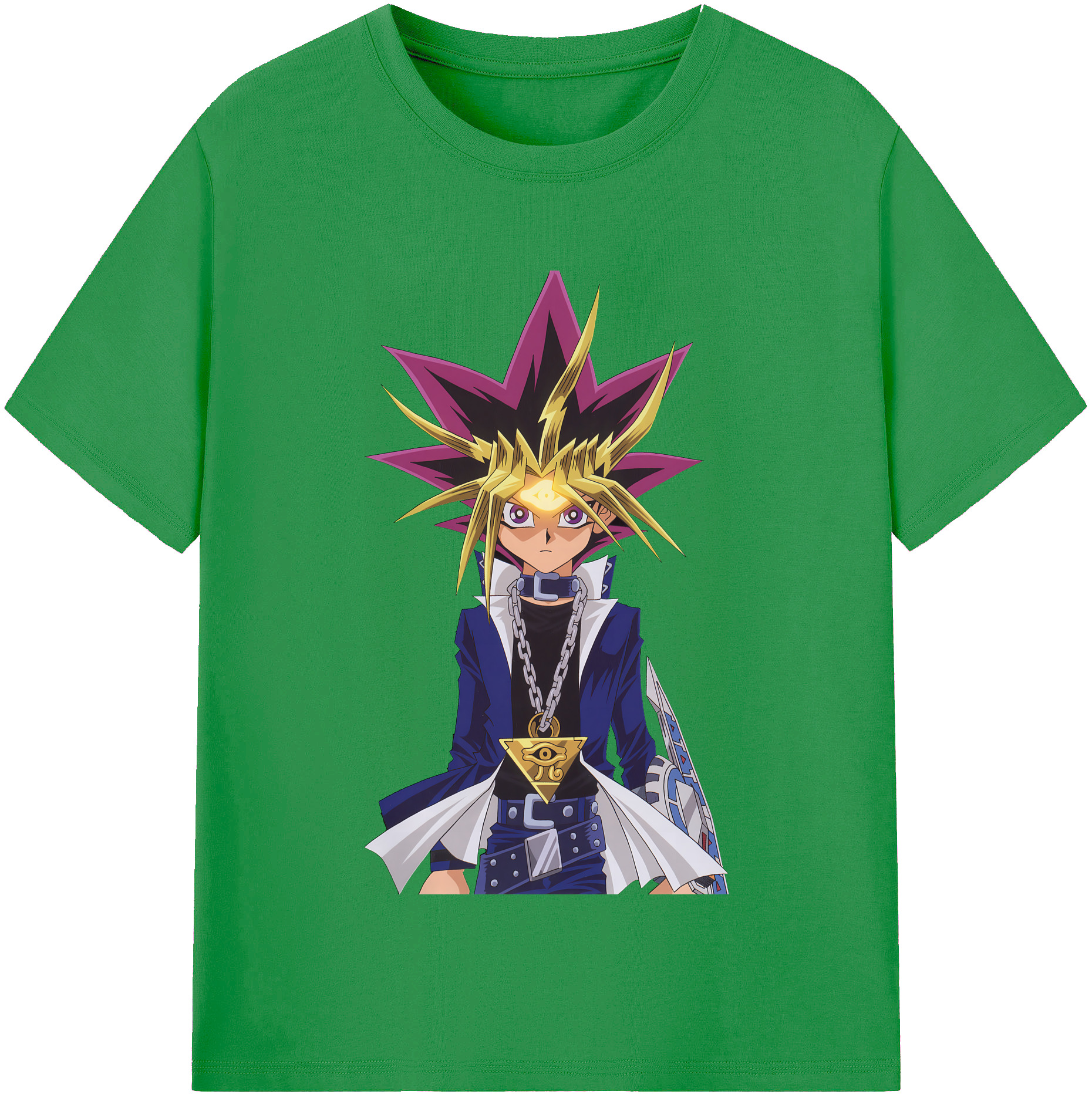 （画像用） 遊☆戯☆王 Yu-Gi-Oh! レディースカジュアルプリントTシャツ（綿100％）