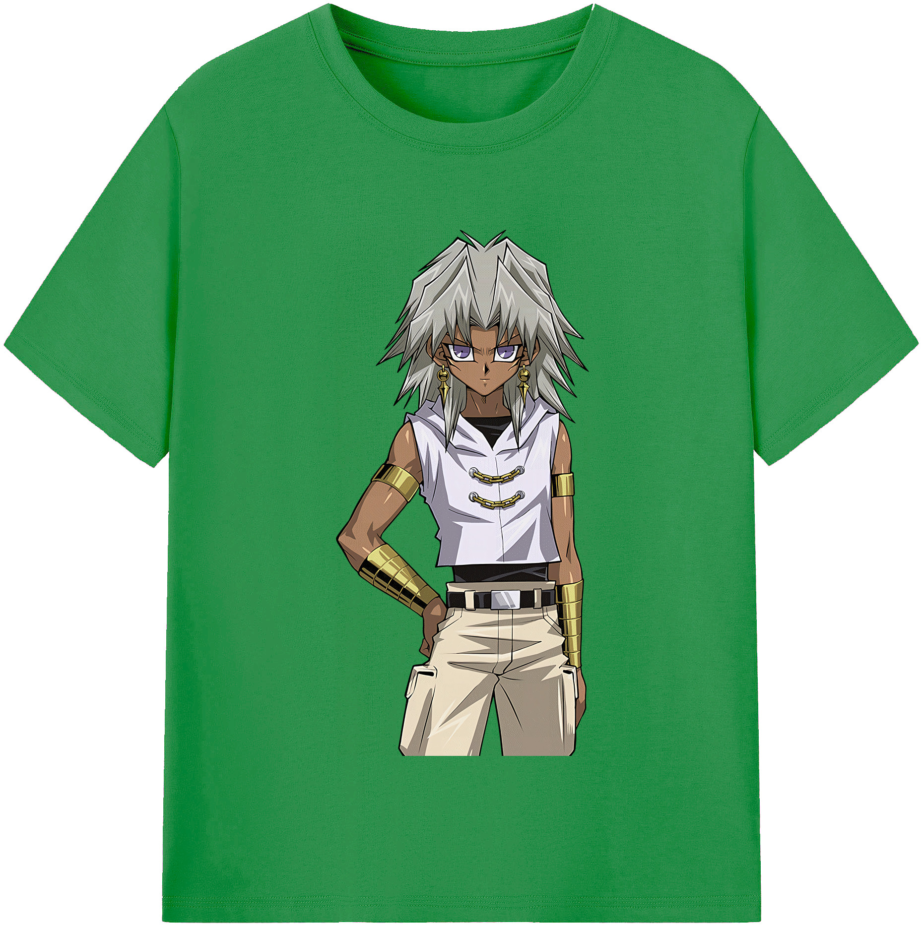 （画像用） 遊☆戯☆王 Yu-Gi-Oh! レディースカジュアルプリントTシャツ（綿100％）