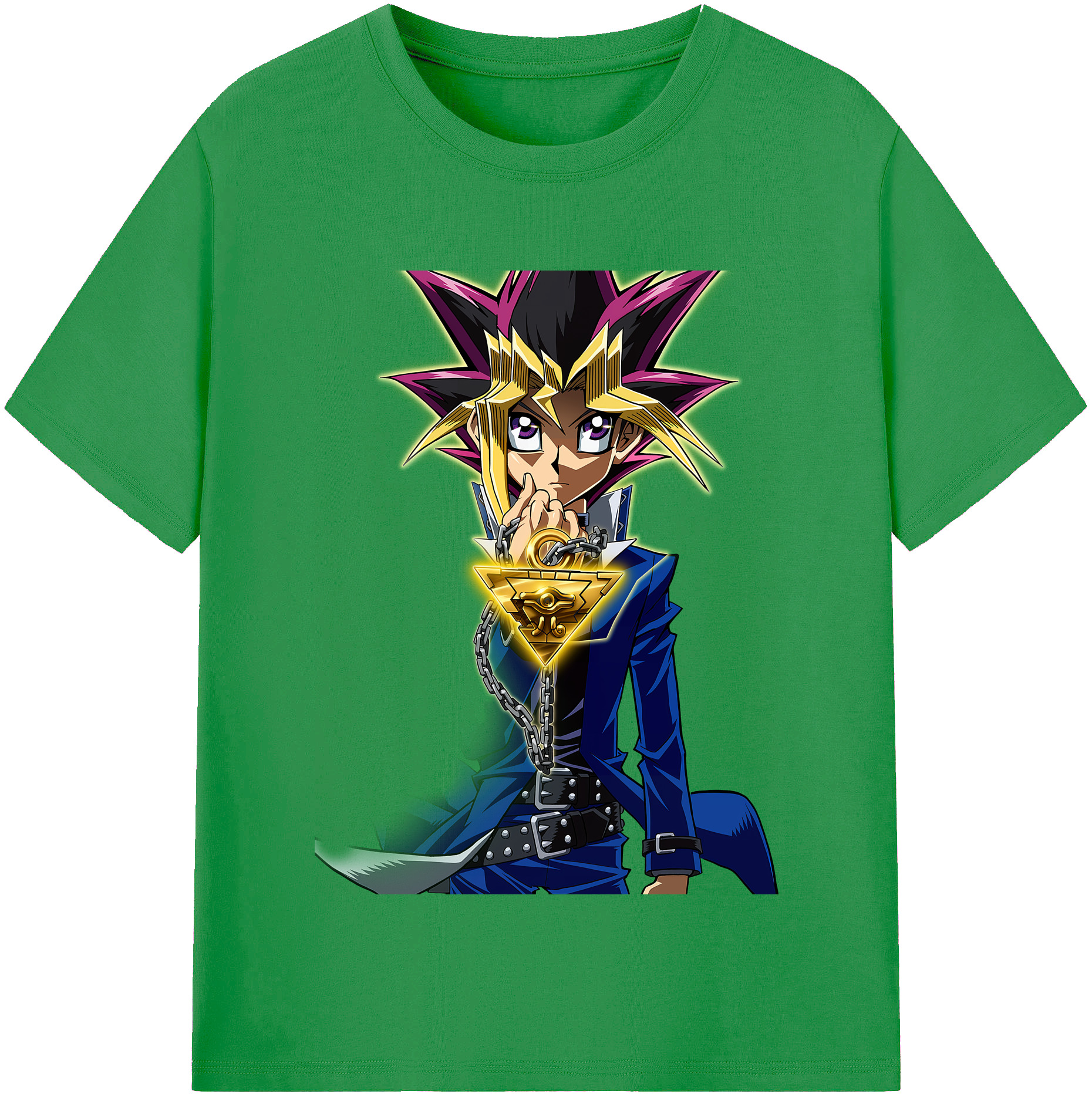 （画像用） 遊☆戯☆王 Yu-Gi-Oh! レディースカジュアルプリントTシャツ（綿100％）