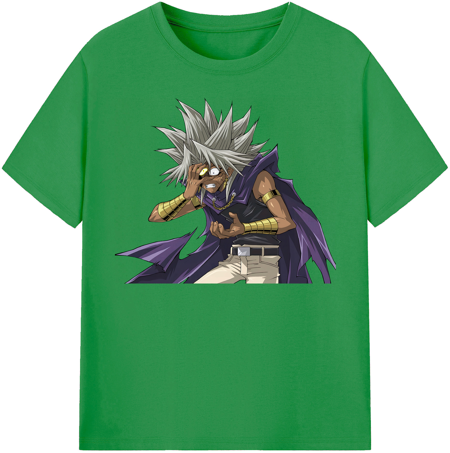 （画像用） 遊☆戯☆王 Yu-Gi-Oh! レディースカジュアルプリントTシャツ（綿100％）