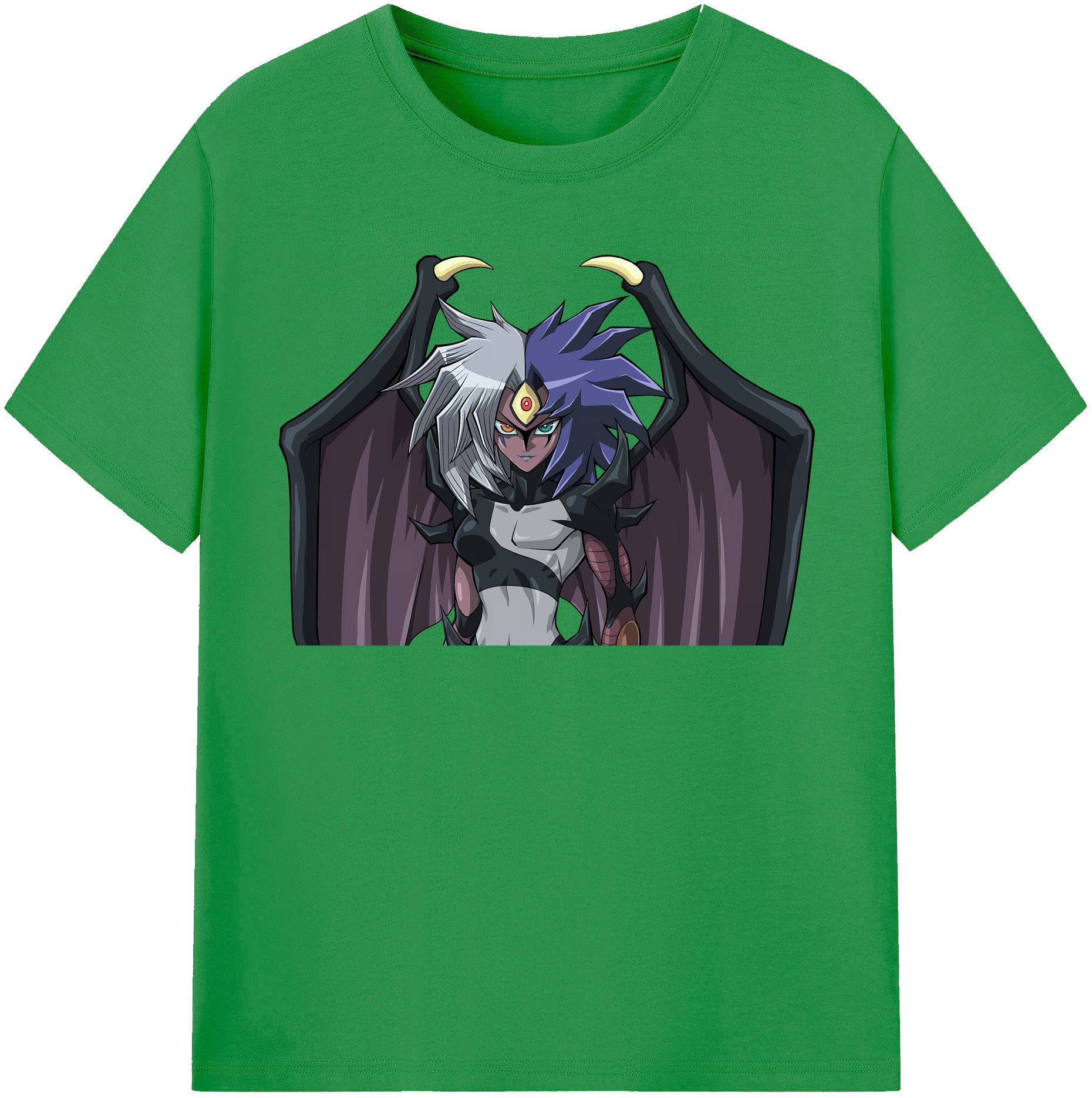（画像用） 遊☆戯☆王 Yu-Gi-Oh! レディースカジュアルプリントTシャツ（綿100％）