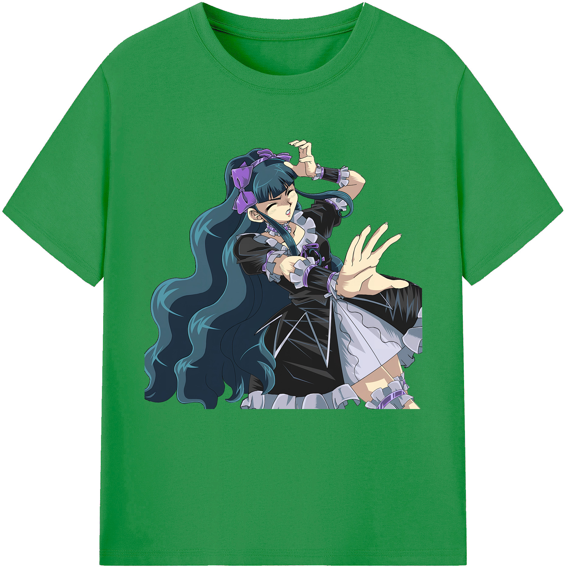 （画像用） 遊☆戯☆王 Yu-Gi-Oh! レディースカジュアルプリントTシャツ（綿100％）
