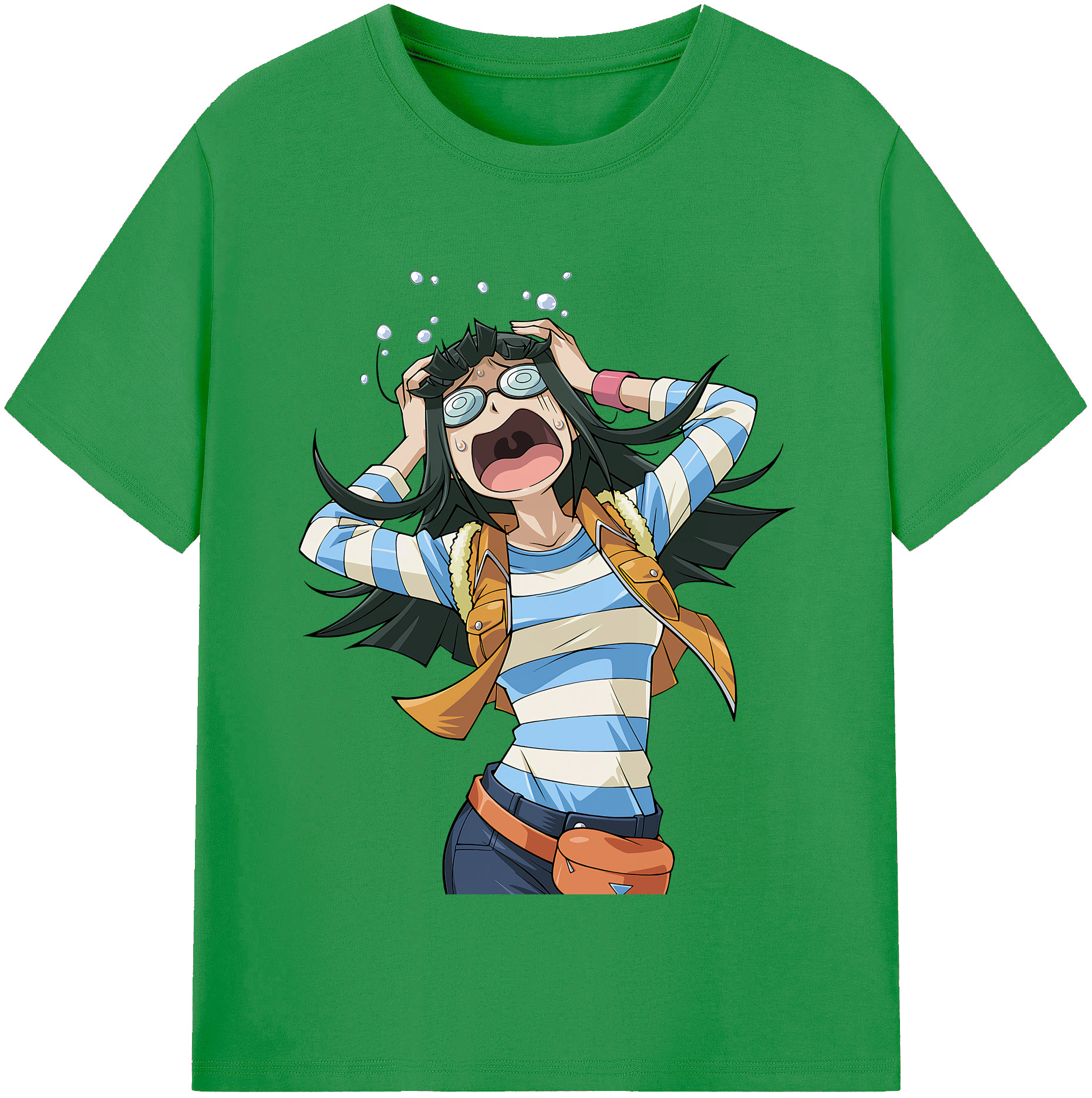（画像用） 遊☆戯☆王 Yu-Gi-Oh! レディースカジュアルプリントTシャツ（綿100％）