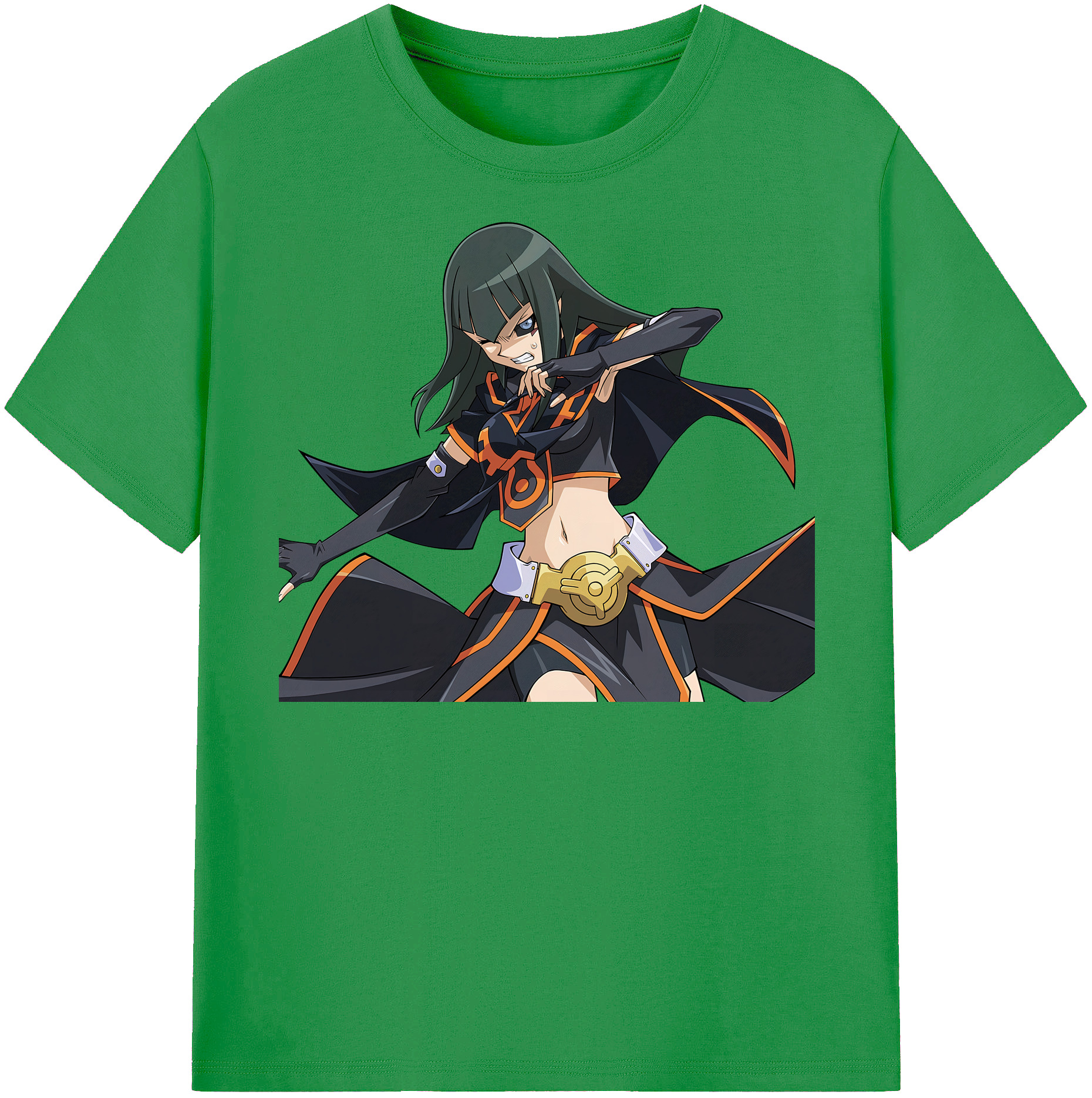 （画像用） 遊☆戯☆王 Yu-Gi-Oh! レディースカジュアルプリントTシャツ（綿100％）