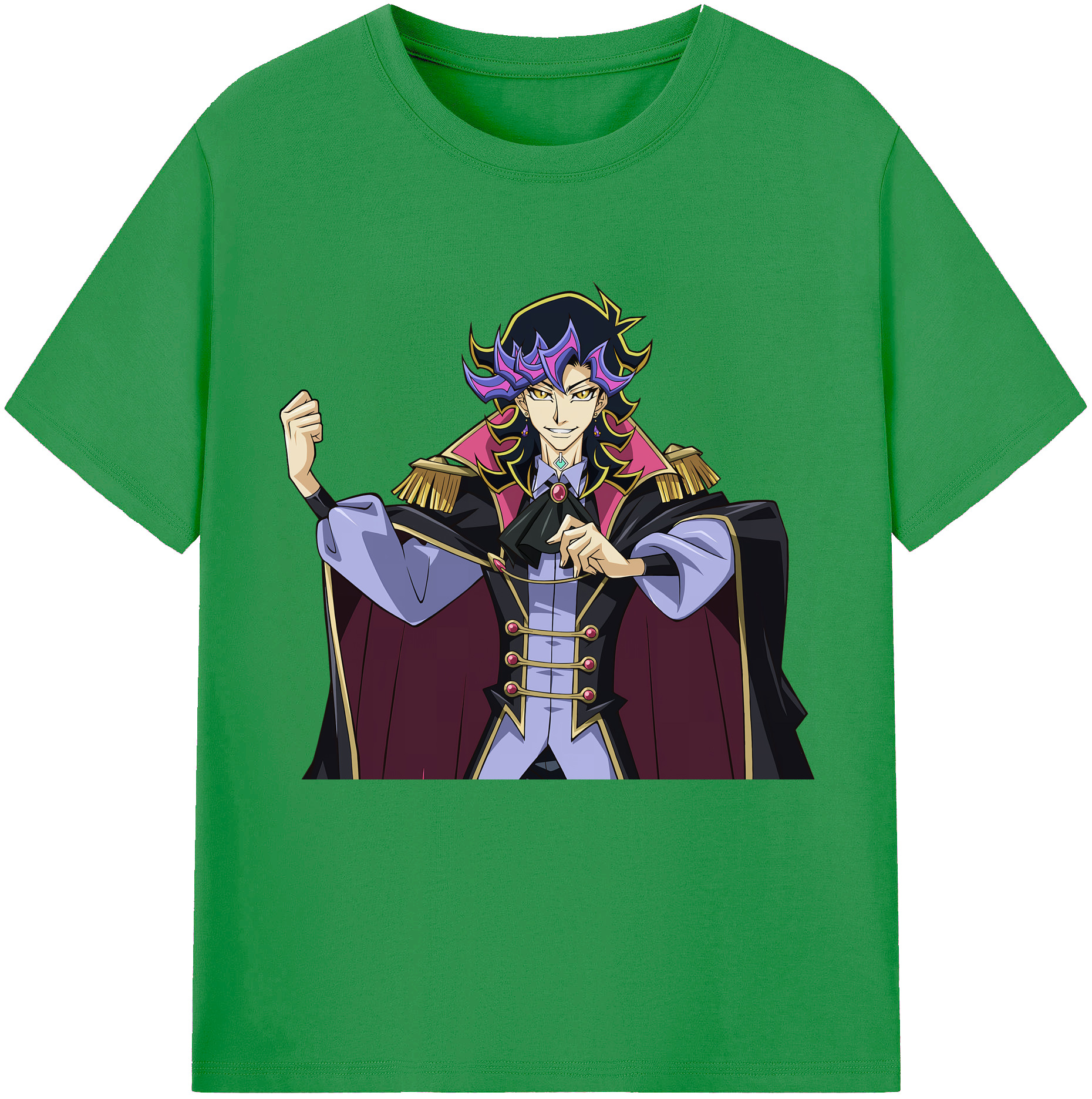 （画像用） 遊☆戯☆王 Yu-Gi-Oh! レディースカジュアルプリントTシャツ（綿100％）