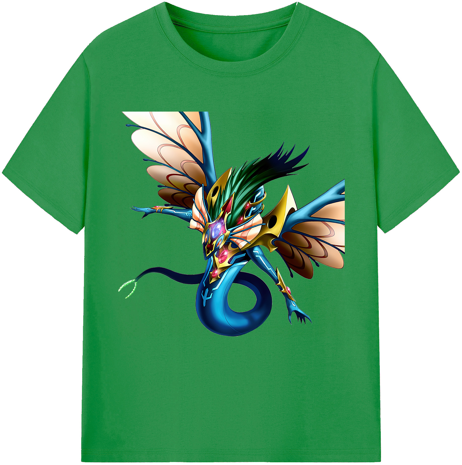 （画像用） 遊☆戯☆王 Yu-Gi-Oh! レディースカジュアルプリントTシャツ（綿100％）