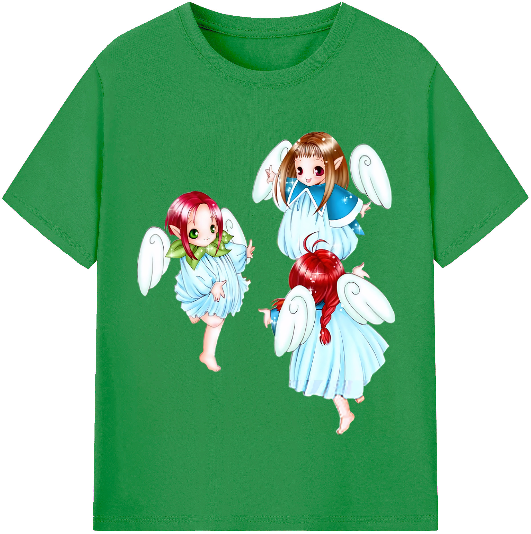 （画像用） 遊☆戯☆王 Yu-Gi-Oh! レディースカジュアルプリントTシャツ（綿100％）