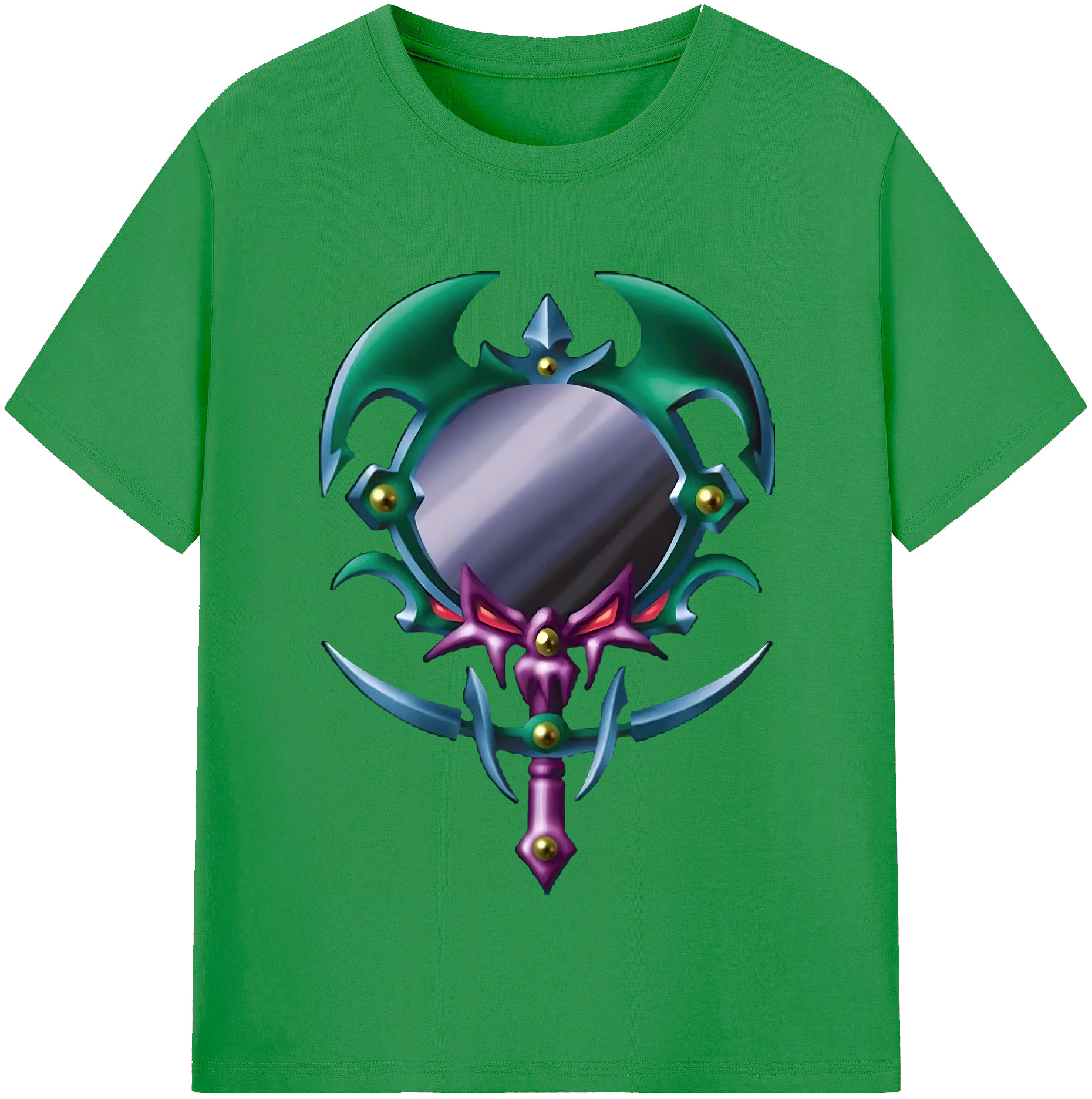 （画像用） 遊☆戯☆王 Yu-Gi-Oh! レディースカジュアルプリントTシャツ（綿100％）
