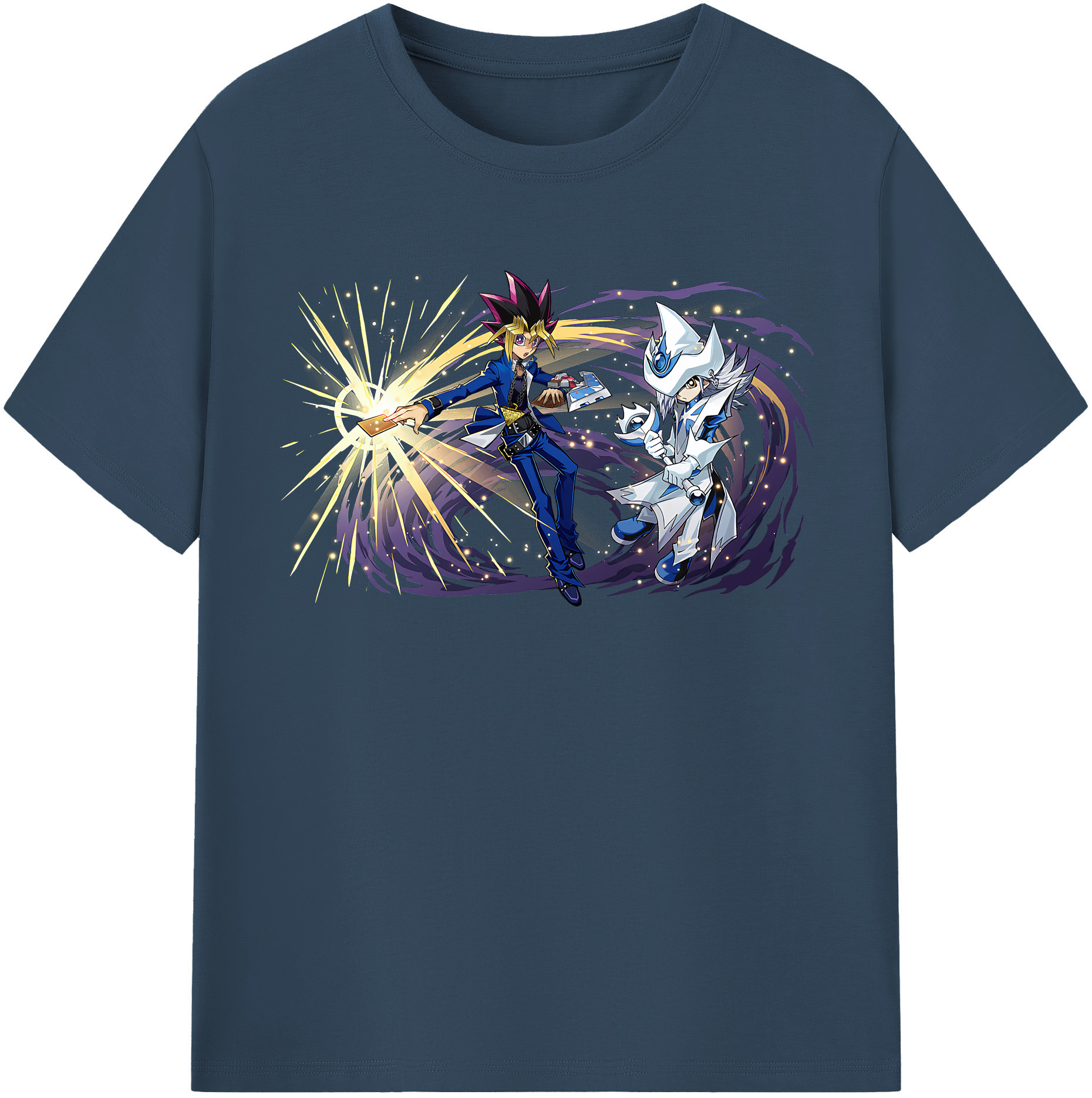 （画像用） 遊☆戯☆王 Yu-Gi-Oh! レディースカジュアルプリントTシャツ（綿100％）