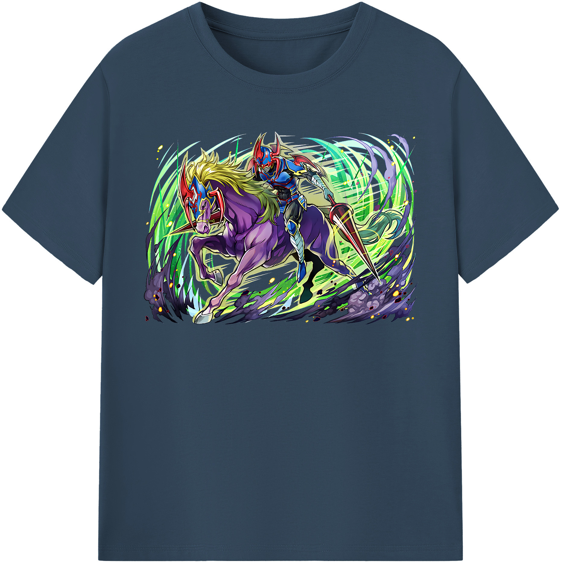 （画像用） 遊☆戯☆王 Yu-Gi-Oh! レディースカジュアルプリントTシャツ（綿100％）
