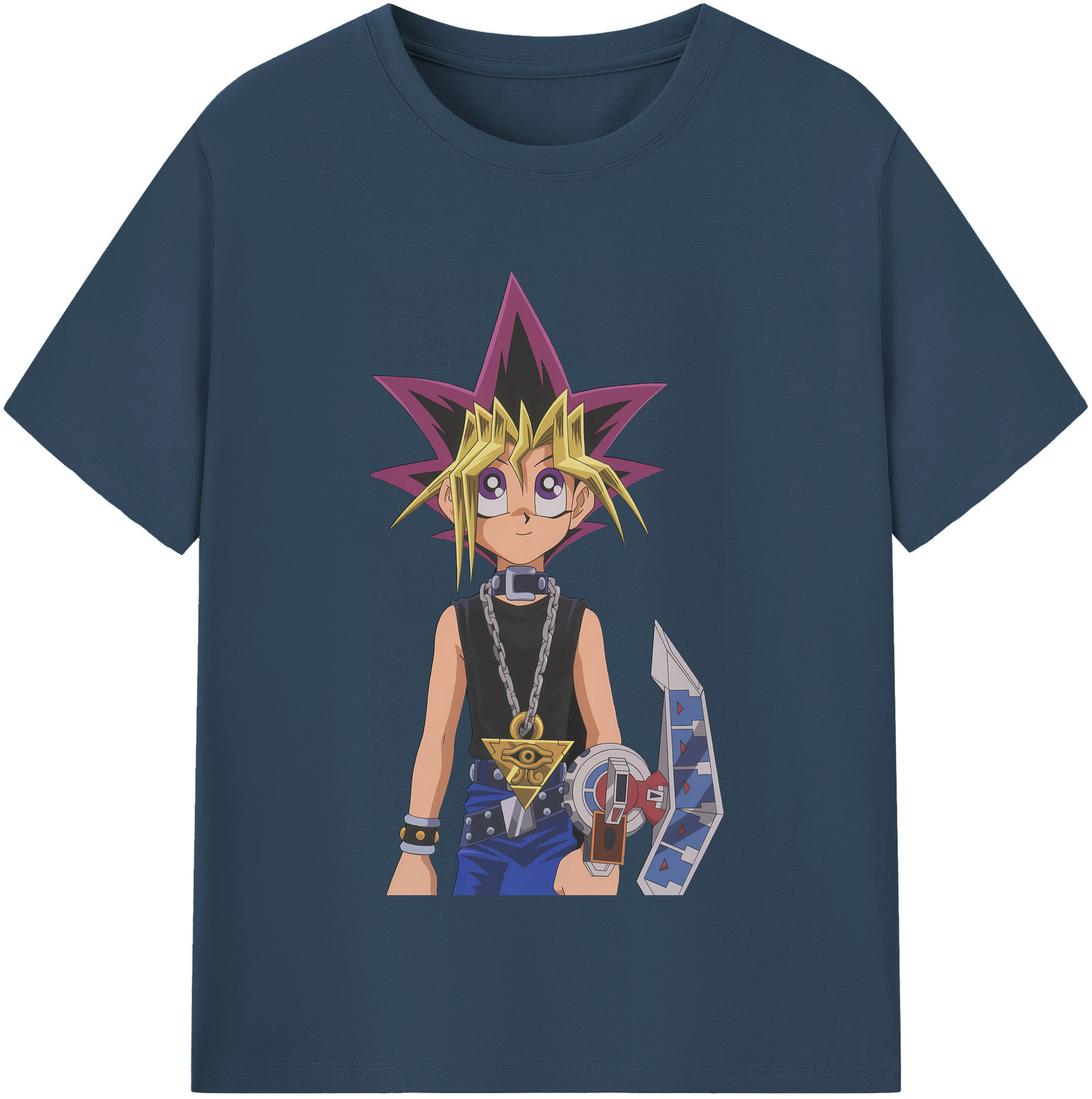 （画像用） 遊☆戯☆王 Yu-Gi-Oh! レディースカジュアルプリントTシャツ（綿100％）