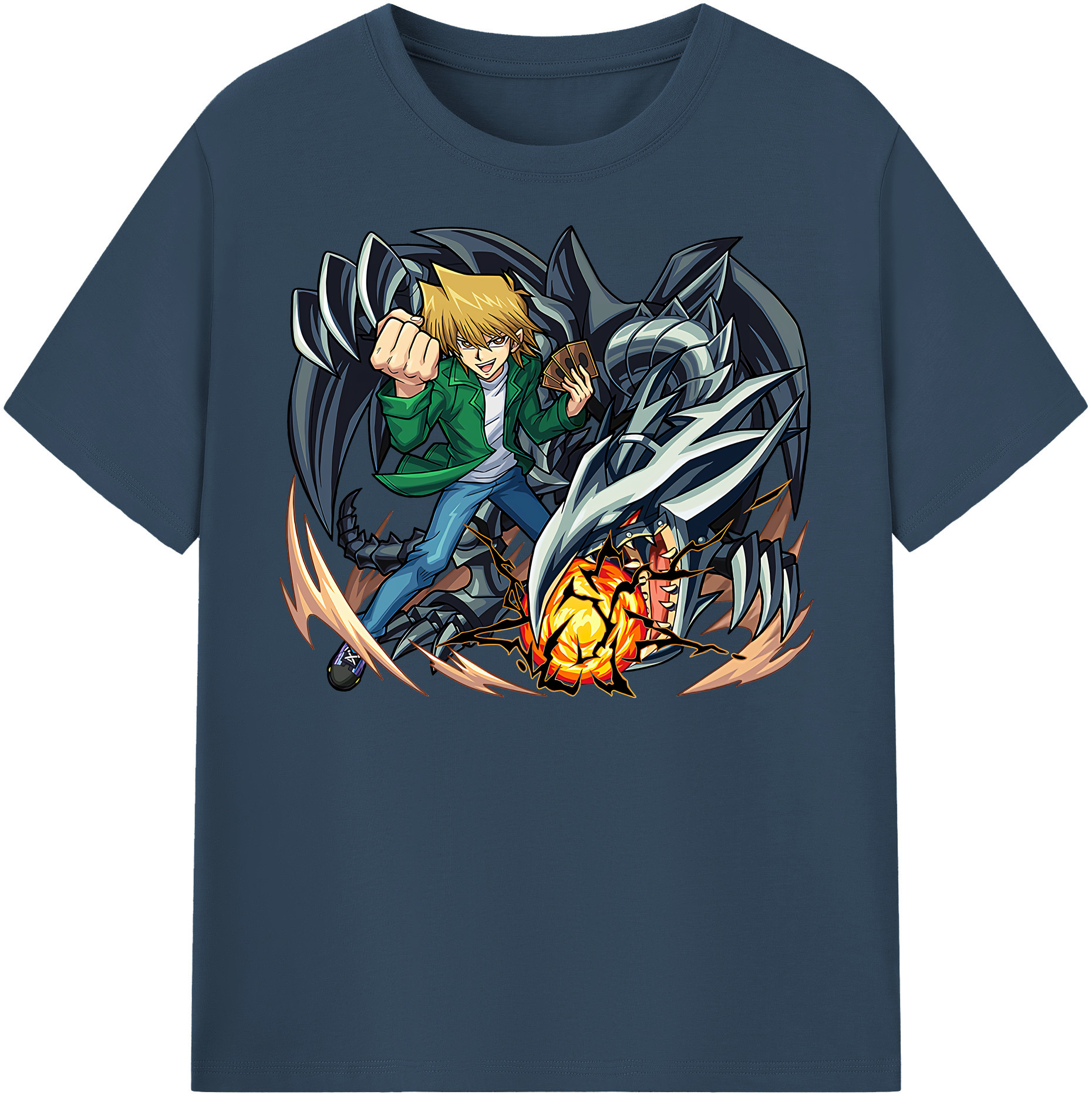 （画像用） 遊☆戯☆王 Yu-Gi-Oh! レディースカジュアルプリントTシャツ（綿100％）
