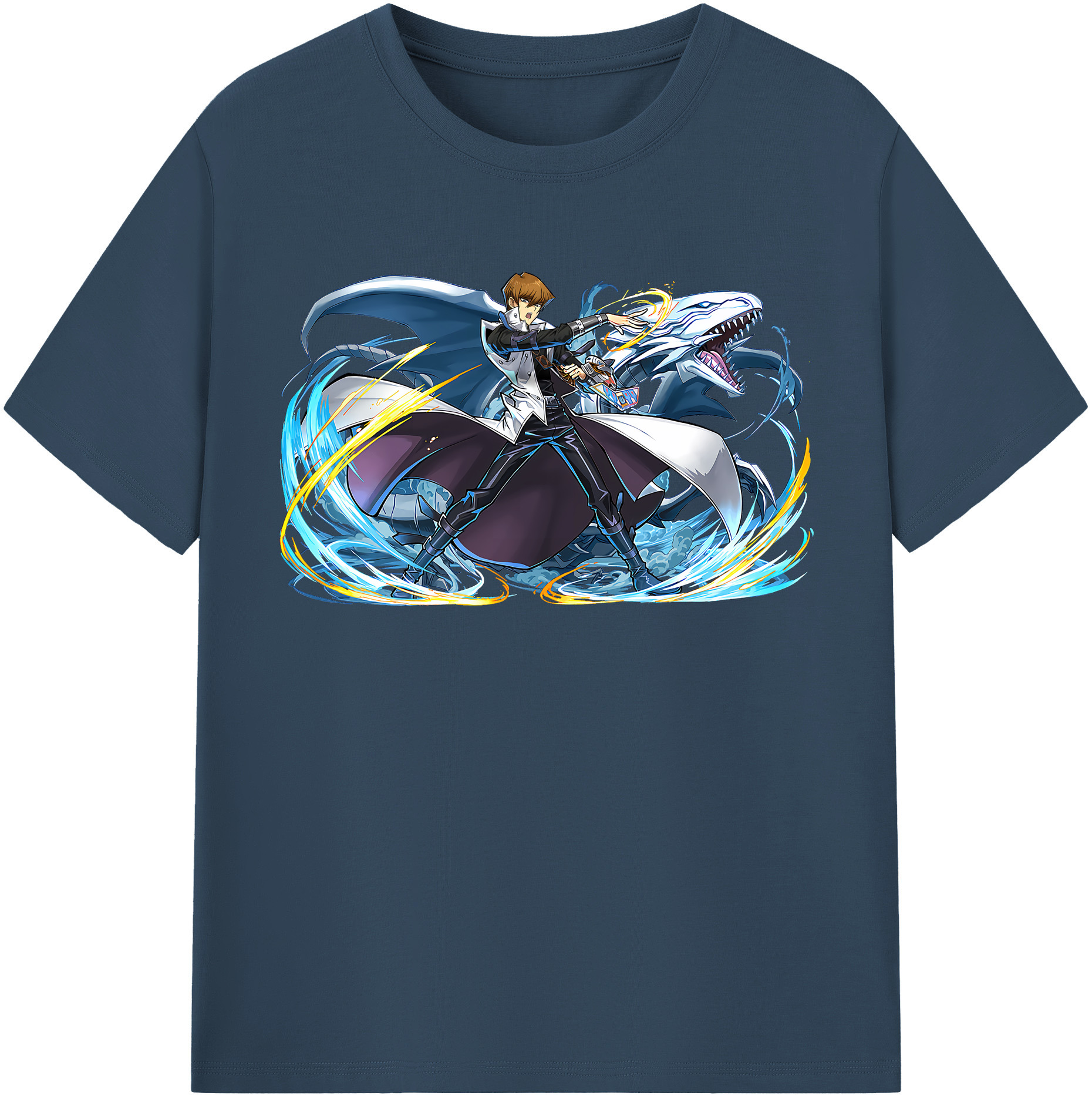 （画像用） 遊☆戯☆王 Yu-Gi-Oh! レディースカジュアルプリントTシャツ（綿100％）