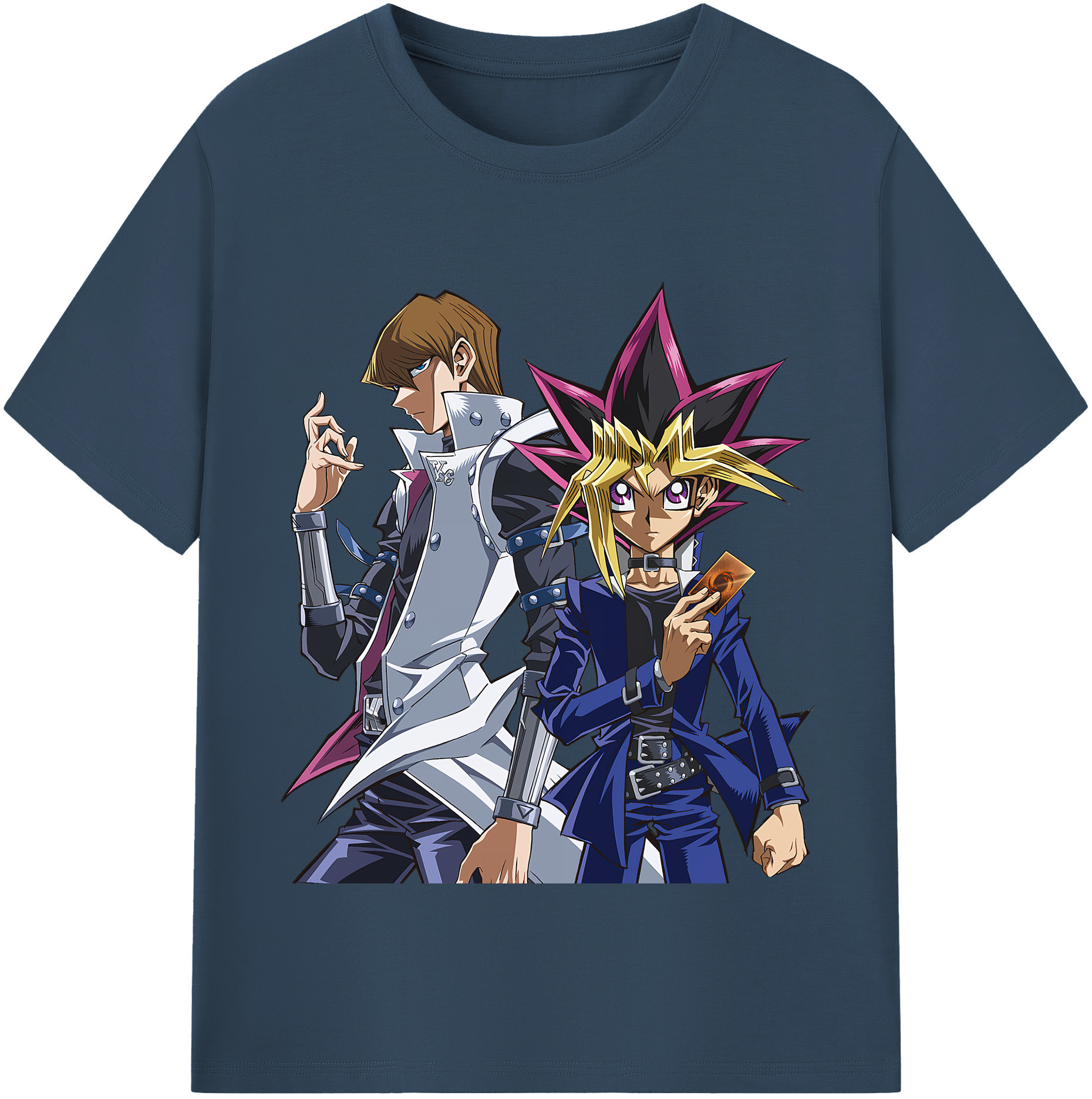 （画像用） 遊☆戯☆王 Yu-Gi-Oh! レディースカジュアルプリントTシャツ（綿100％）