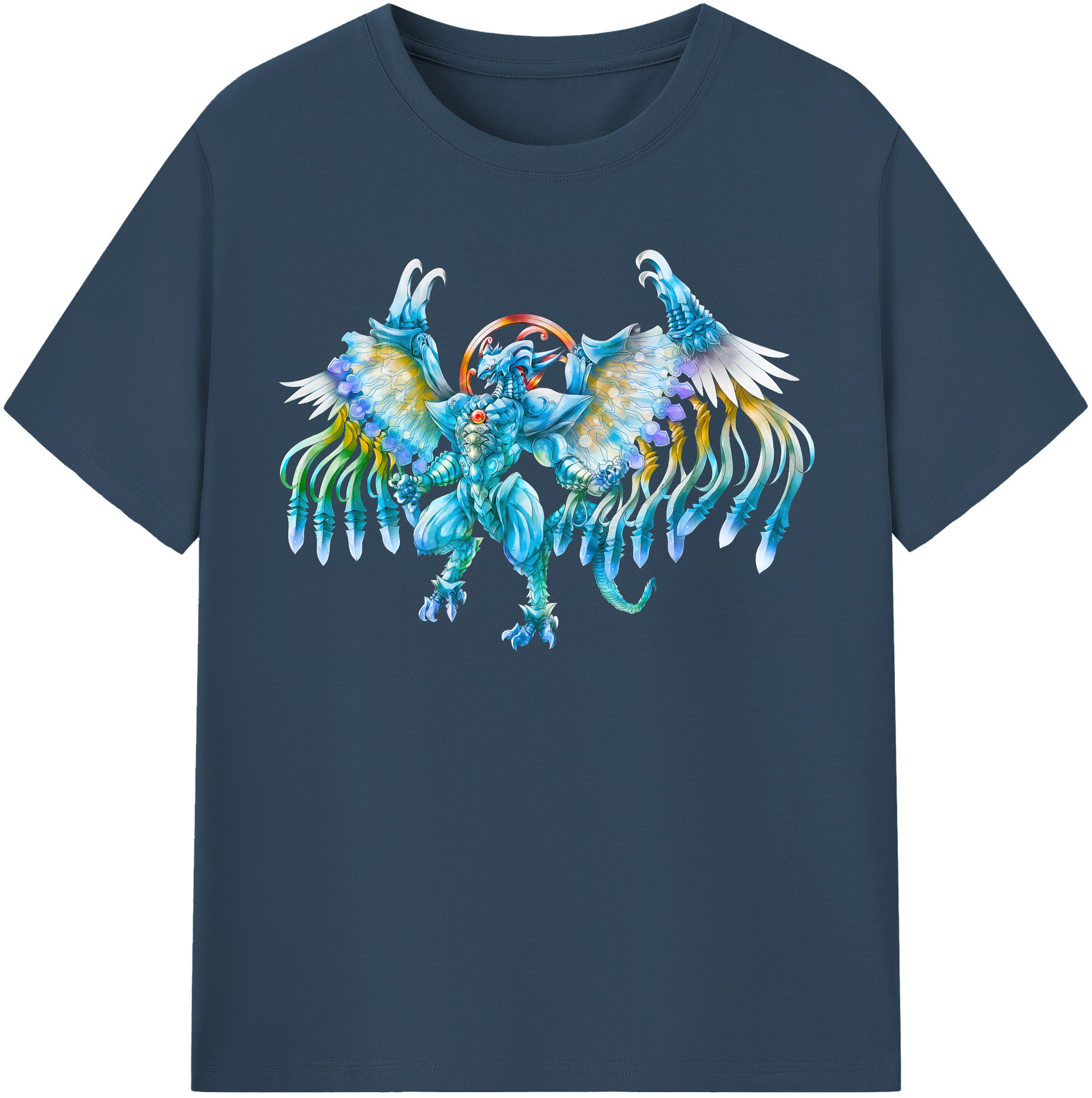 （画像用） 遊☆戯☆王 Yu-Gi-Oh! レディースカジュアルプリントTシャツ（綿100％）