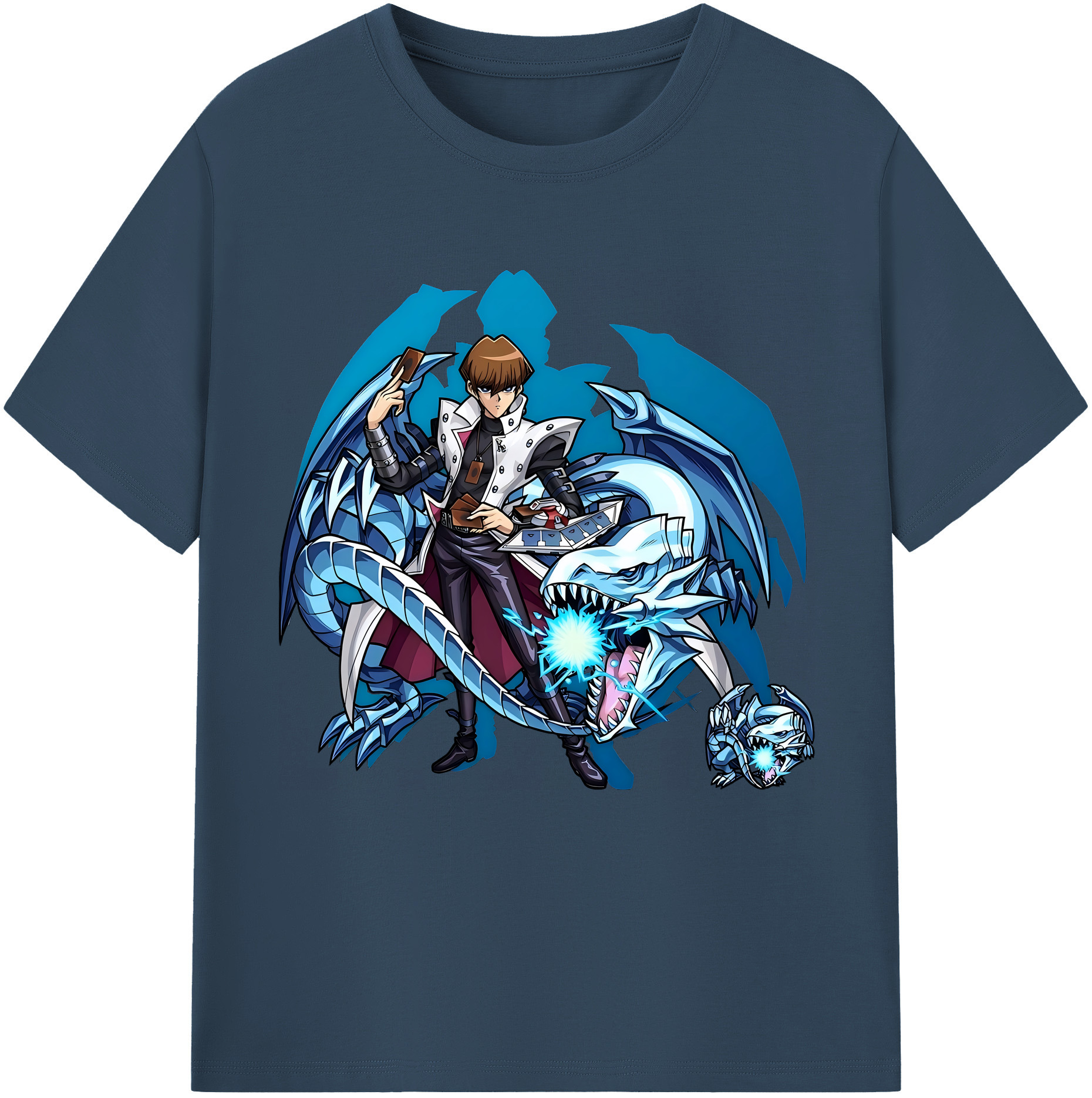 （画像用） 遊☆戯☆王 Yu-Gi-Oh! レディースカジュアルプリントTシャツ（綿100％）