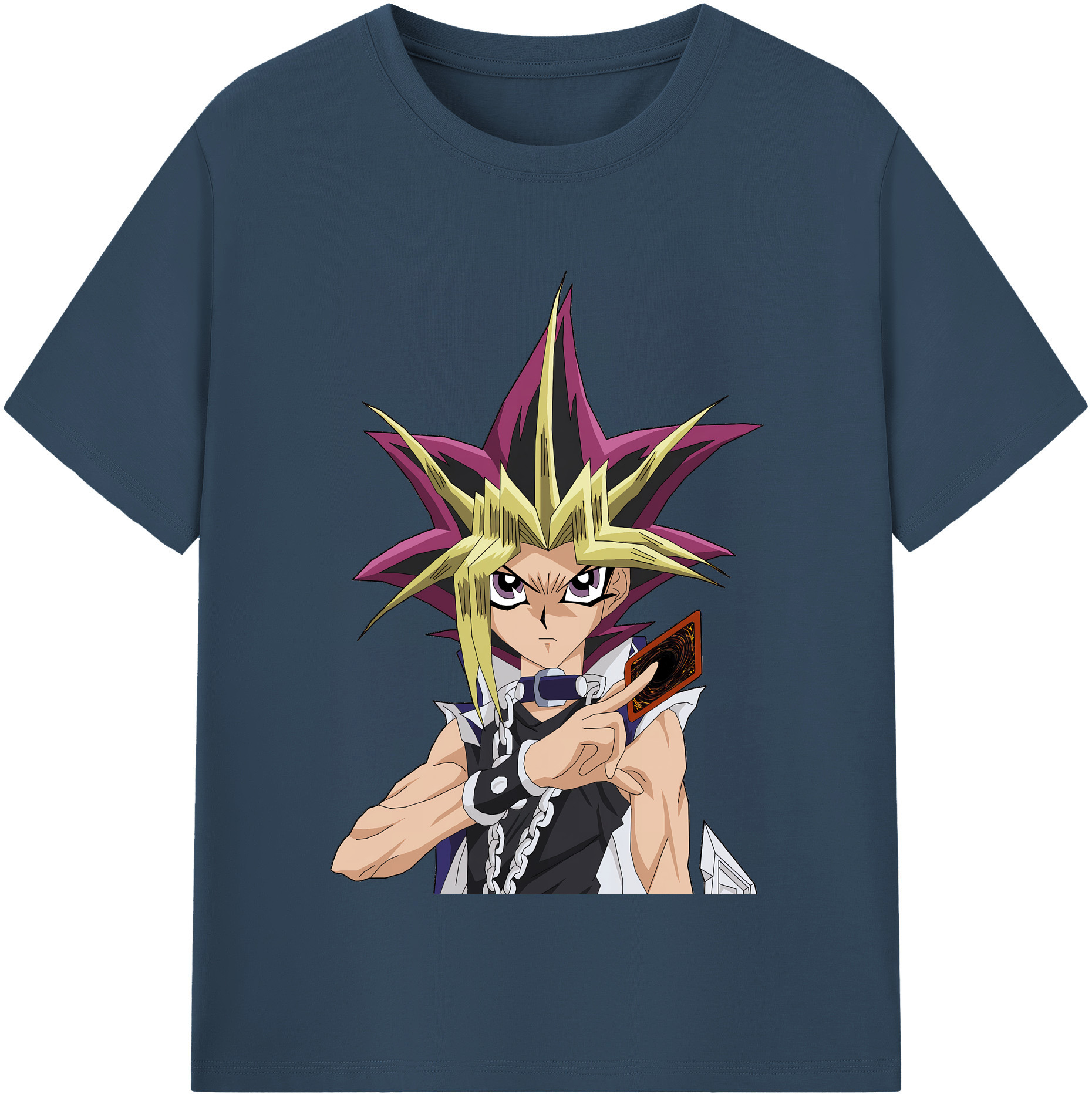 （画像用） 遊☆戯☆王 Yu-Gi-Oh! レディースカジュアルプリントTシャツ（綿100％）