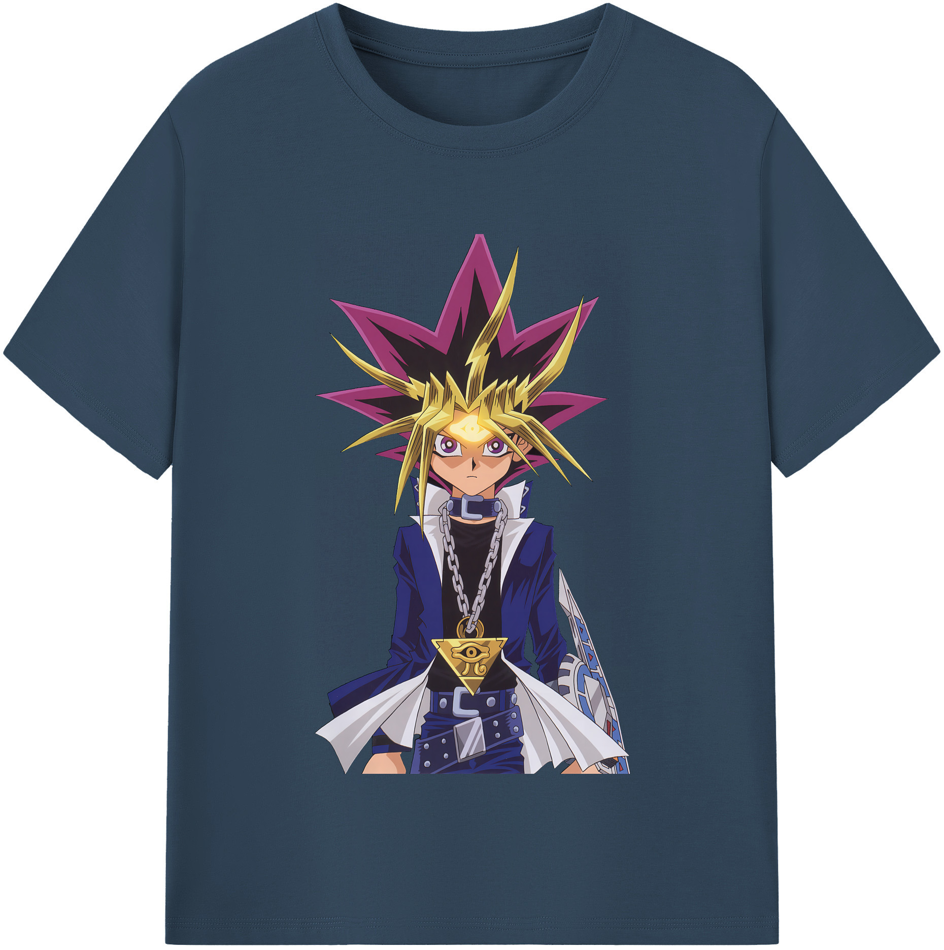 （画像用） 遊☆戯☆王 Yu-Gi-Oh! レディースカジュアルプリントTシャツ（綿100％）