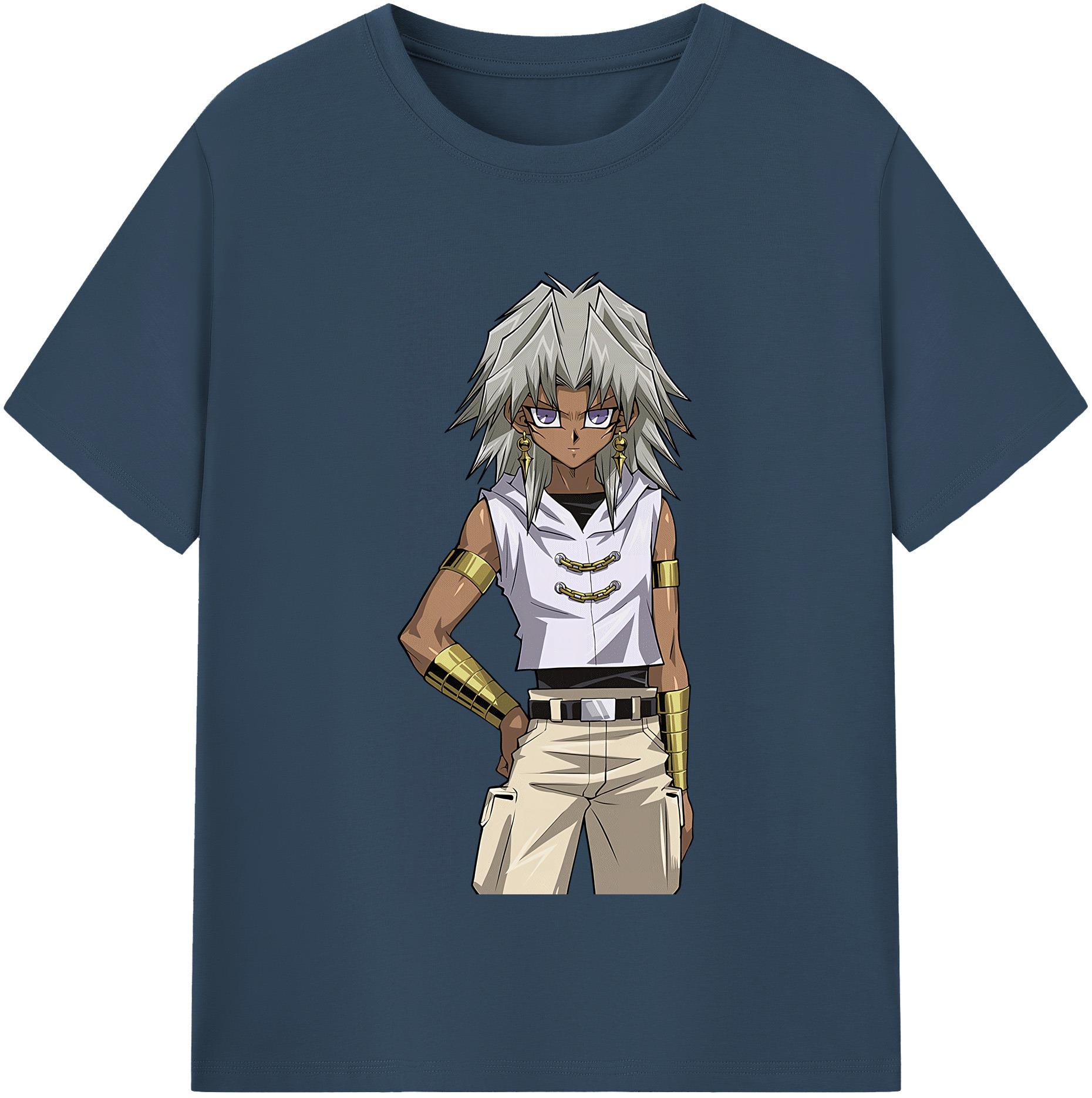 （画像用） 遊☆戯☆王 Yu-Gi-Oh! レディースカジュアルプリントTシャツ（綿100％）