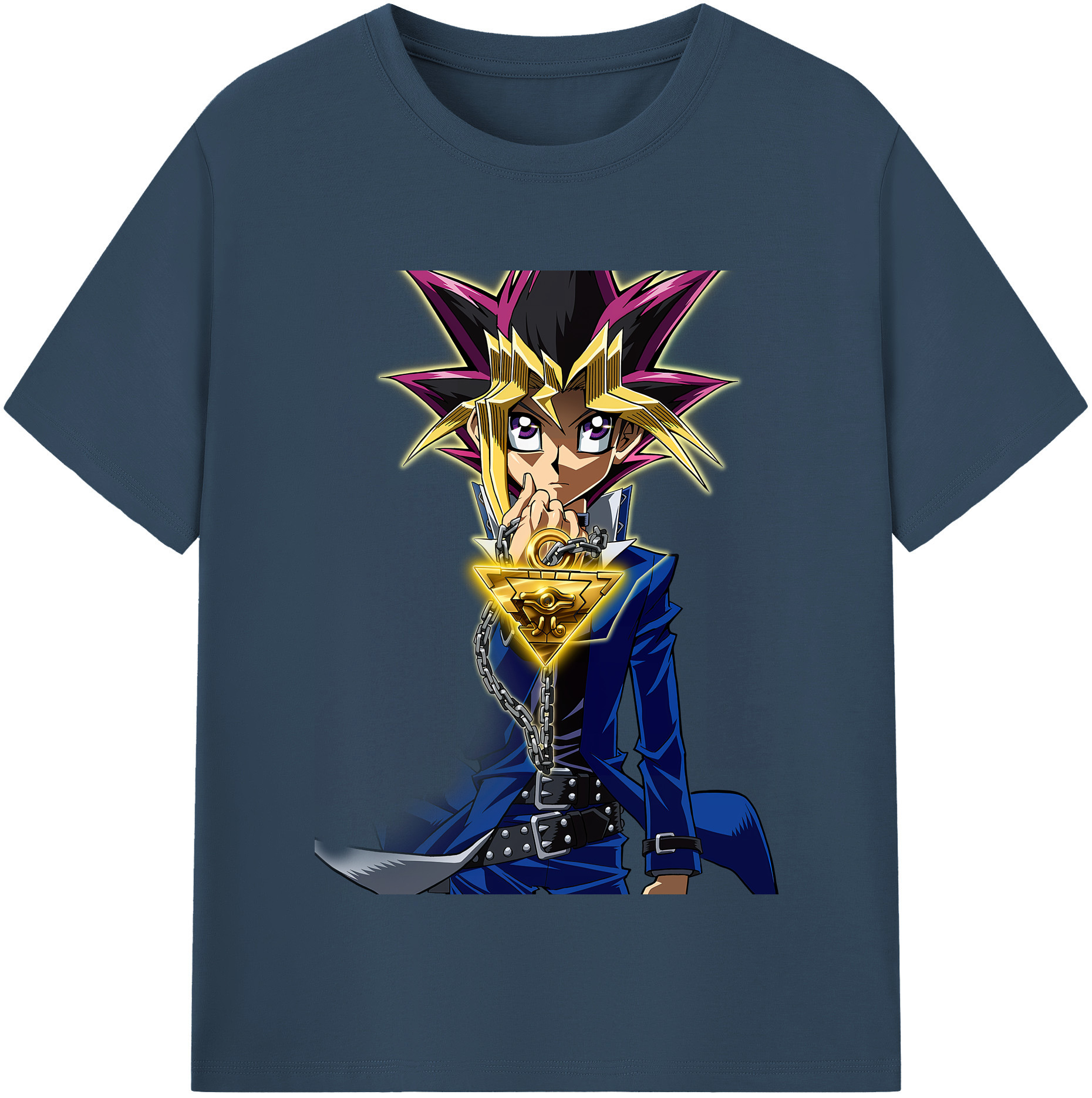 （画像用） 遊☆戯☆王 Yu-Gi-Oh! レディースカジュアルプリントTシャツ（綿100％）